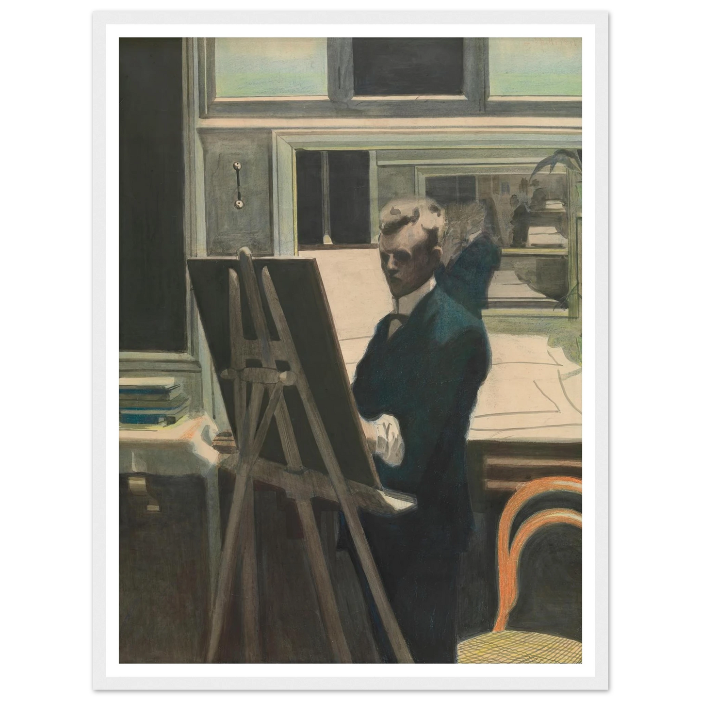 Self Portrait Art Print | Leon Spilliaert-Quipham Collections