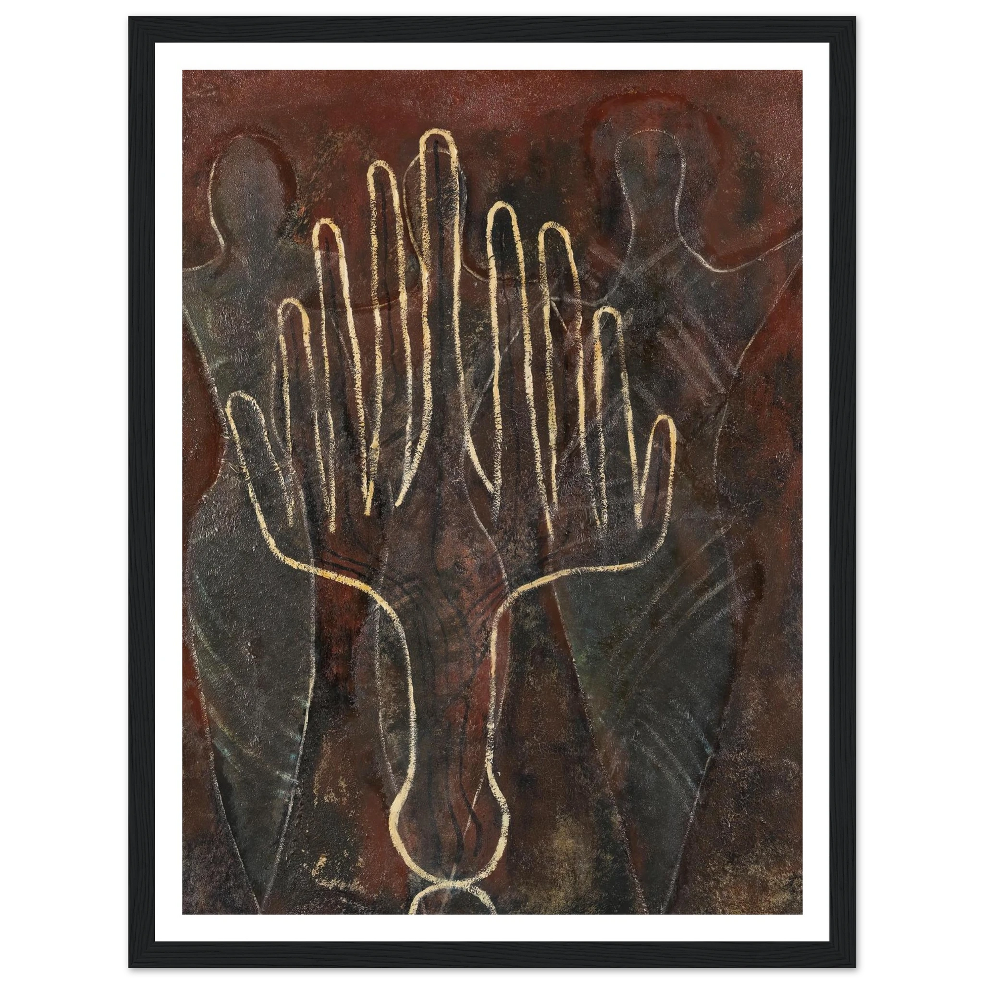 Mains et fantômes (1948) Art Print | Francis Picabia-Quipham Collections
