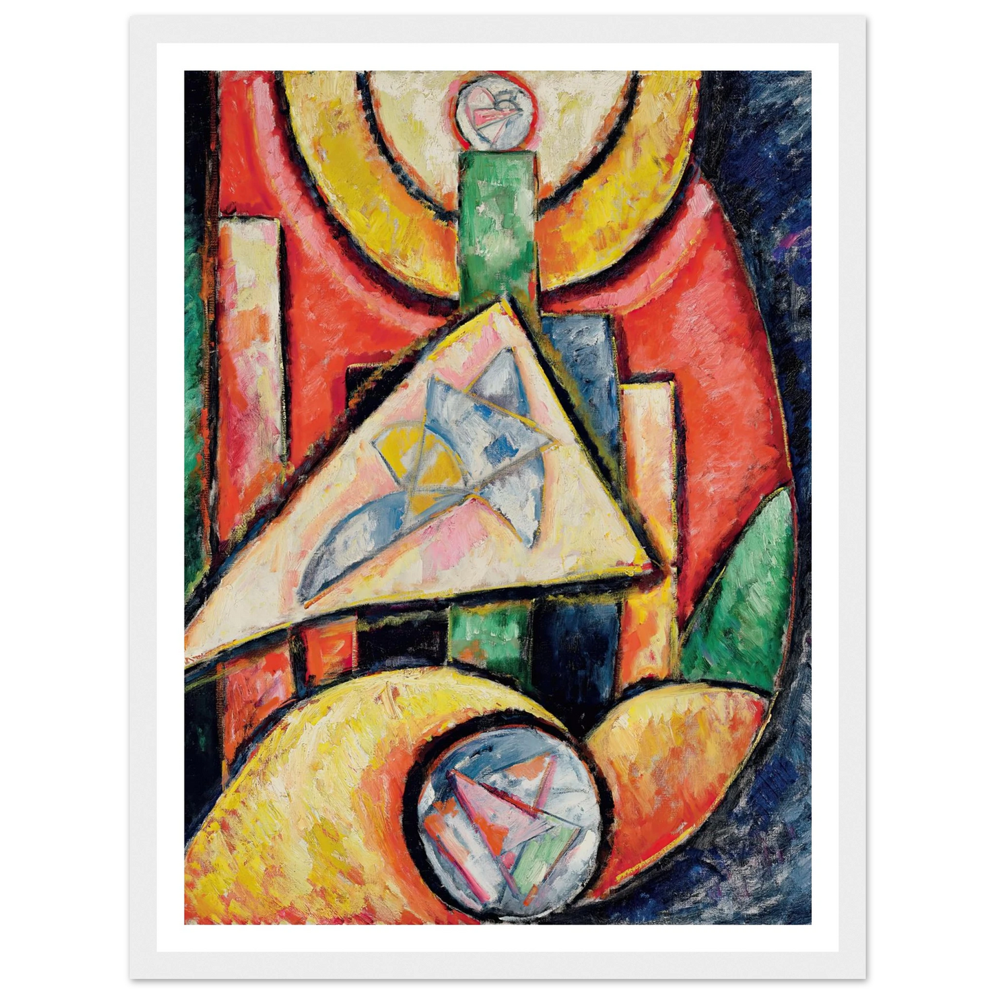 Abstraction (1912-13) Art Print | Marsden Hartley-Quipham Collections