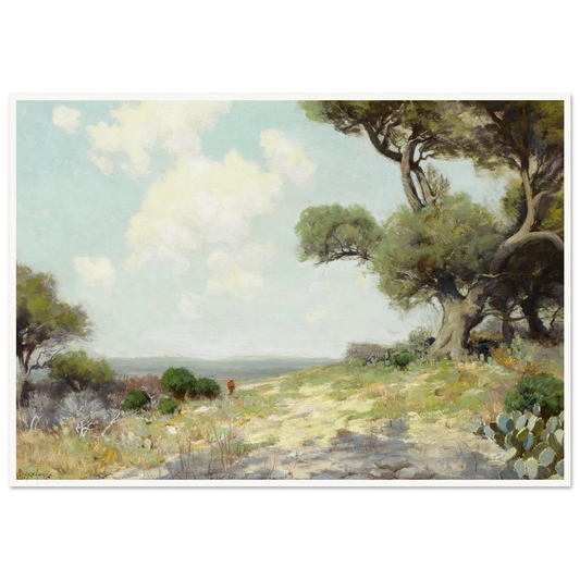 In the Hills — Southwest Texas (1912) Art Print | Julian Onderdonk-Quipham Collections