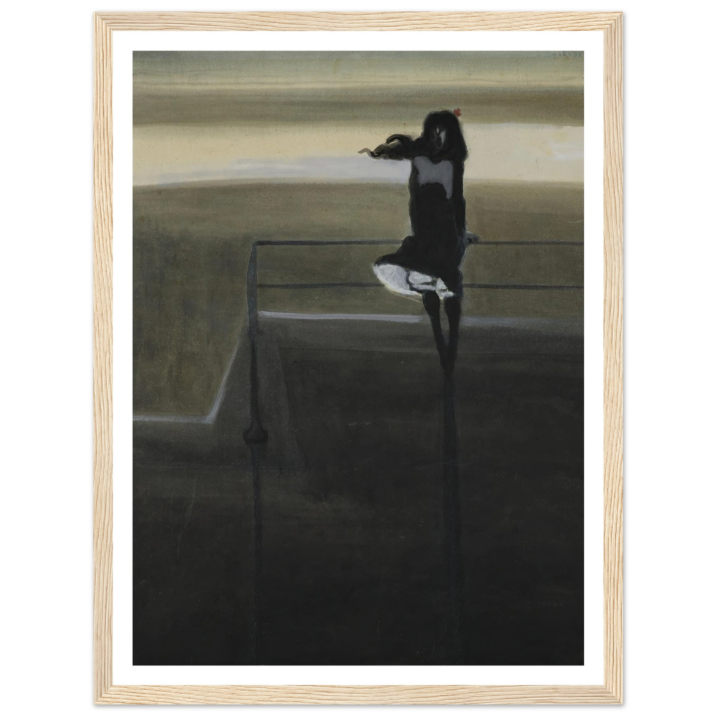 The gust of wind (1904) Art Print | Leon Spilliaert-Quipham Collections