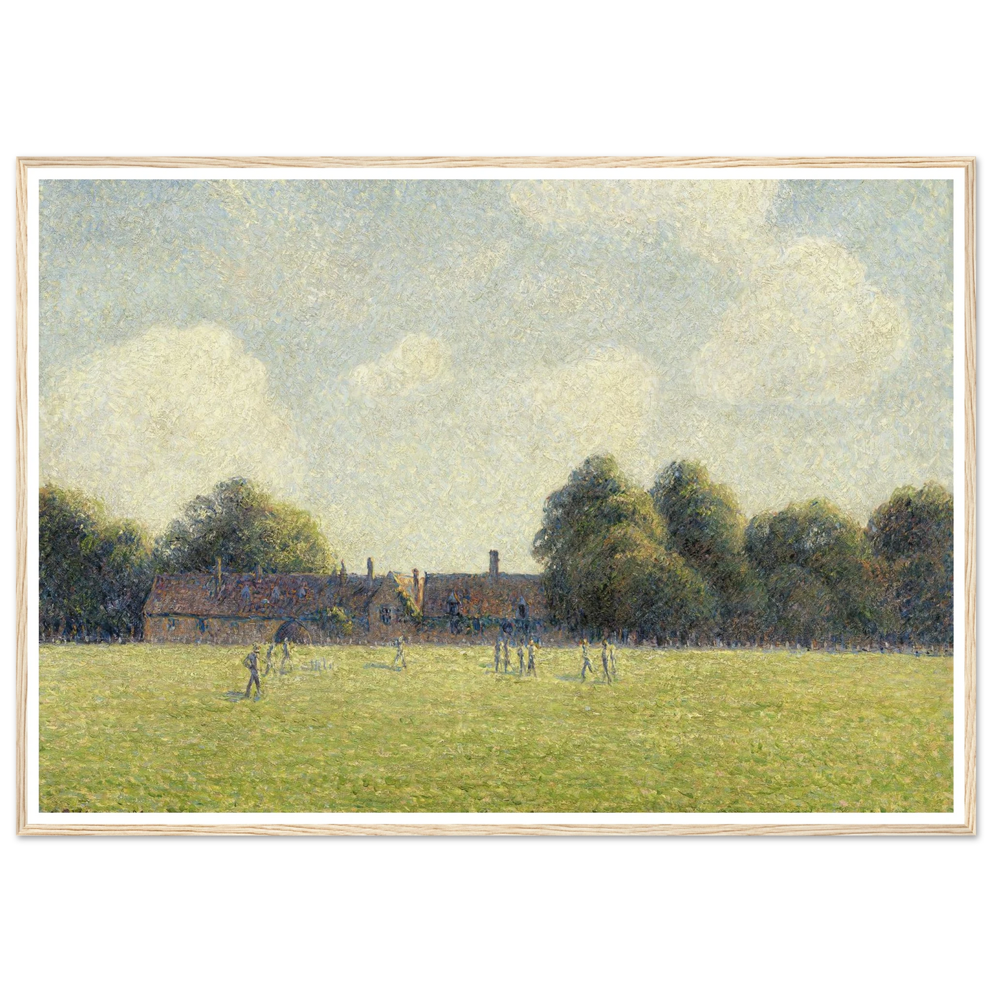 Hampton Court Green (1891) Art Print | Camille Pissarro-Quipham Collections