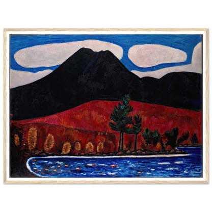 Mt. Katahdin (Maine), Autumn (1939–40) Art Print | Marsden Hartley-Quipham Collections