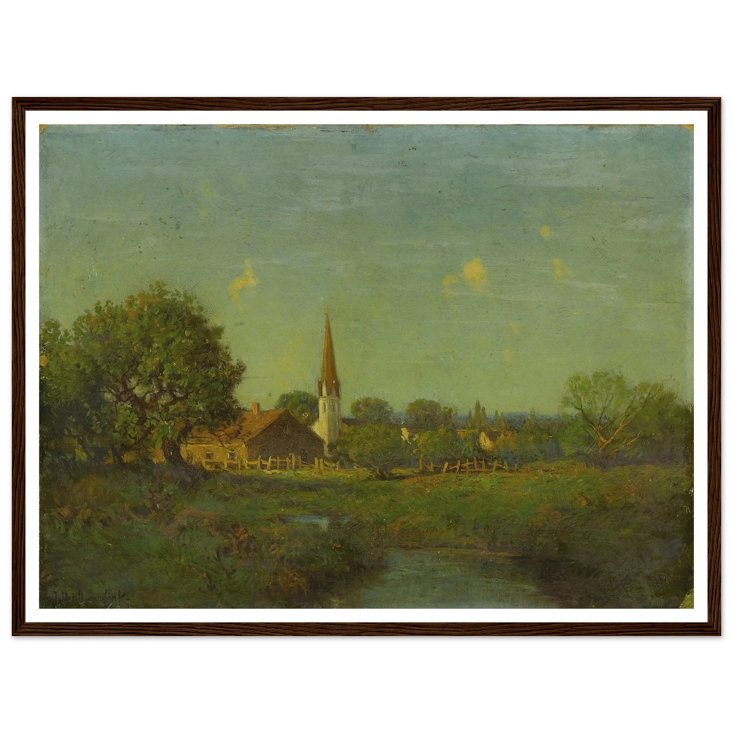 Untitled Pioneer Church Art Print | Julian Onderdonk-Quipham Collections