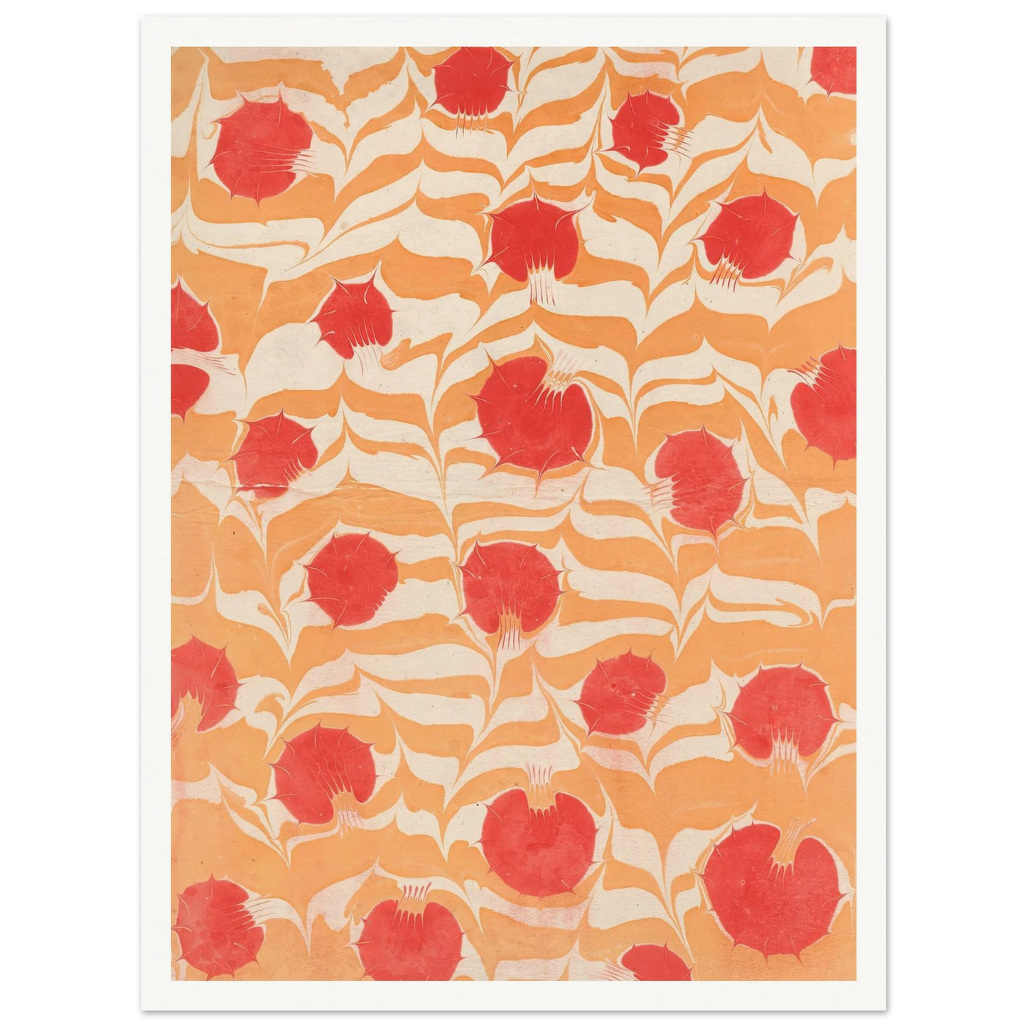 Marmorpapier (1900 - 1921) Art Print | Franz Weisse-Quipham Collections