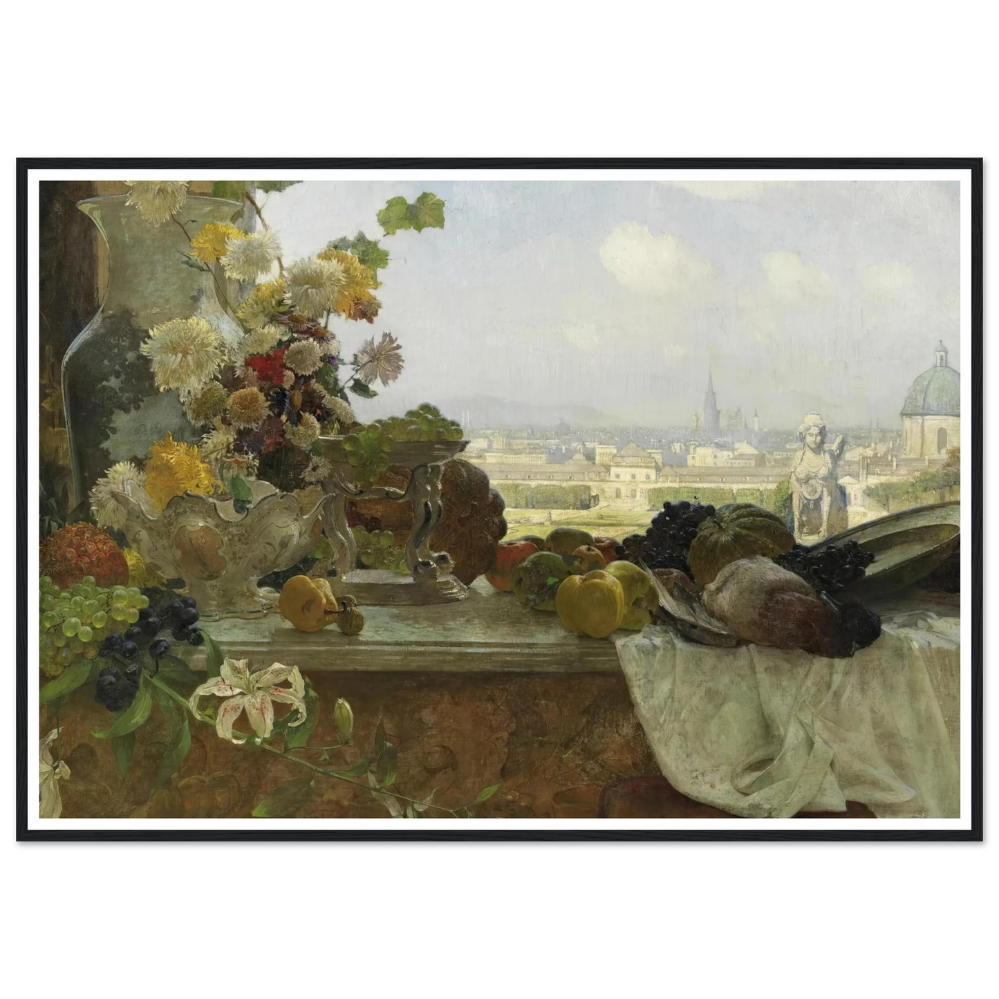 Blick vom Belvedere auf die Innere Stadt (1895) Art Print | Carl Moll-Quipham Collections