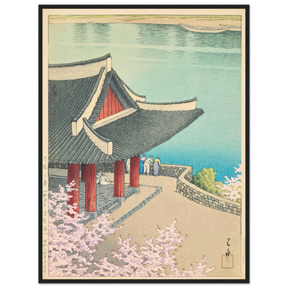 Heijo no haru, Botandai Fusekiro (Spring at Pubyong Pavilion, Modan Viewpoint, Pyongyang) (1939) Art Print | Kawase Hasui-Quipham Collections