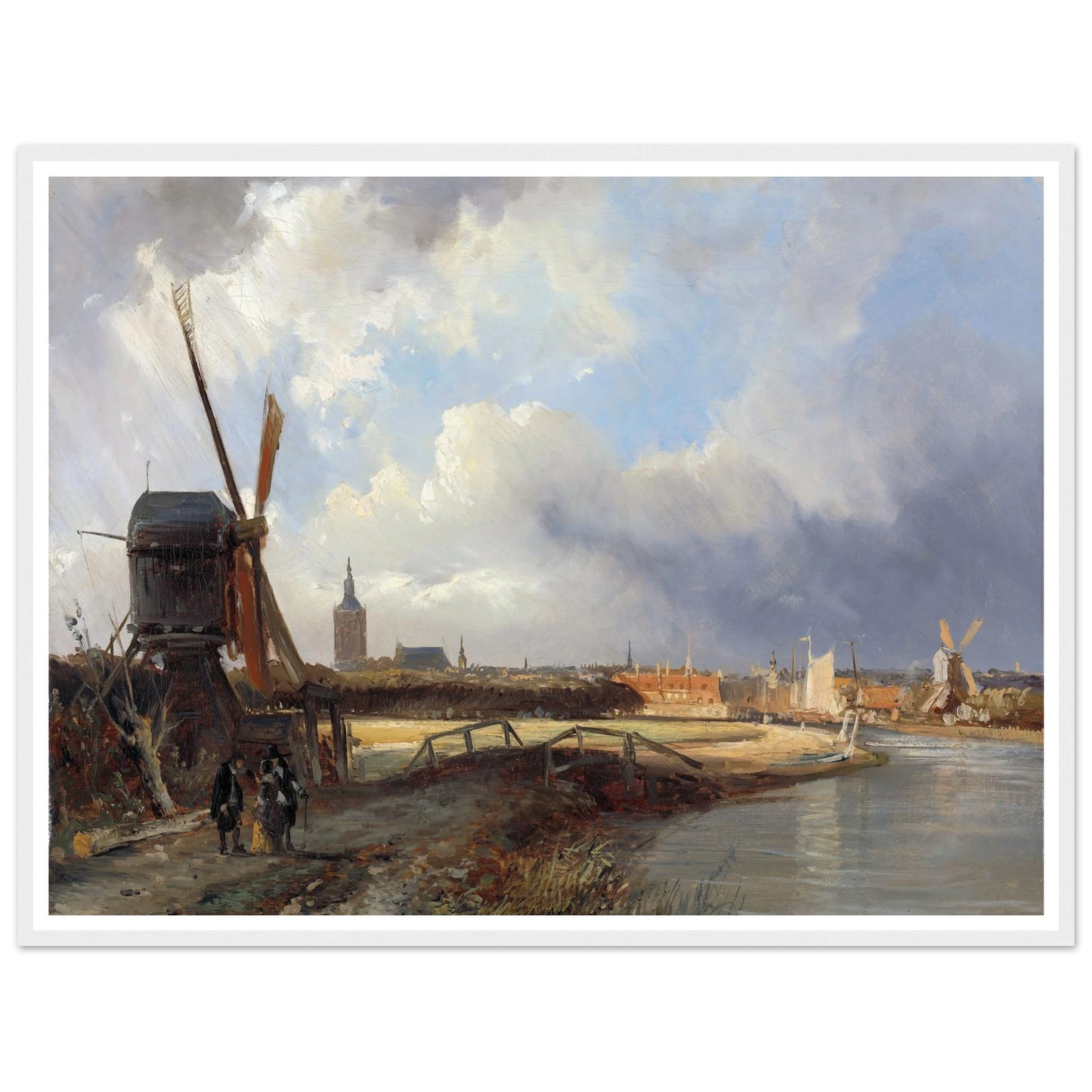 View of The Hague (c. 1850 - c. 1852) Art Print | Cornelis Springer-Quipham Collections