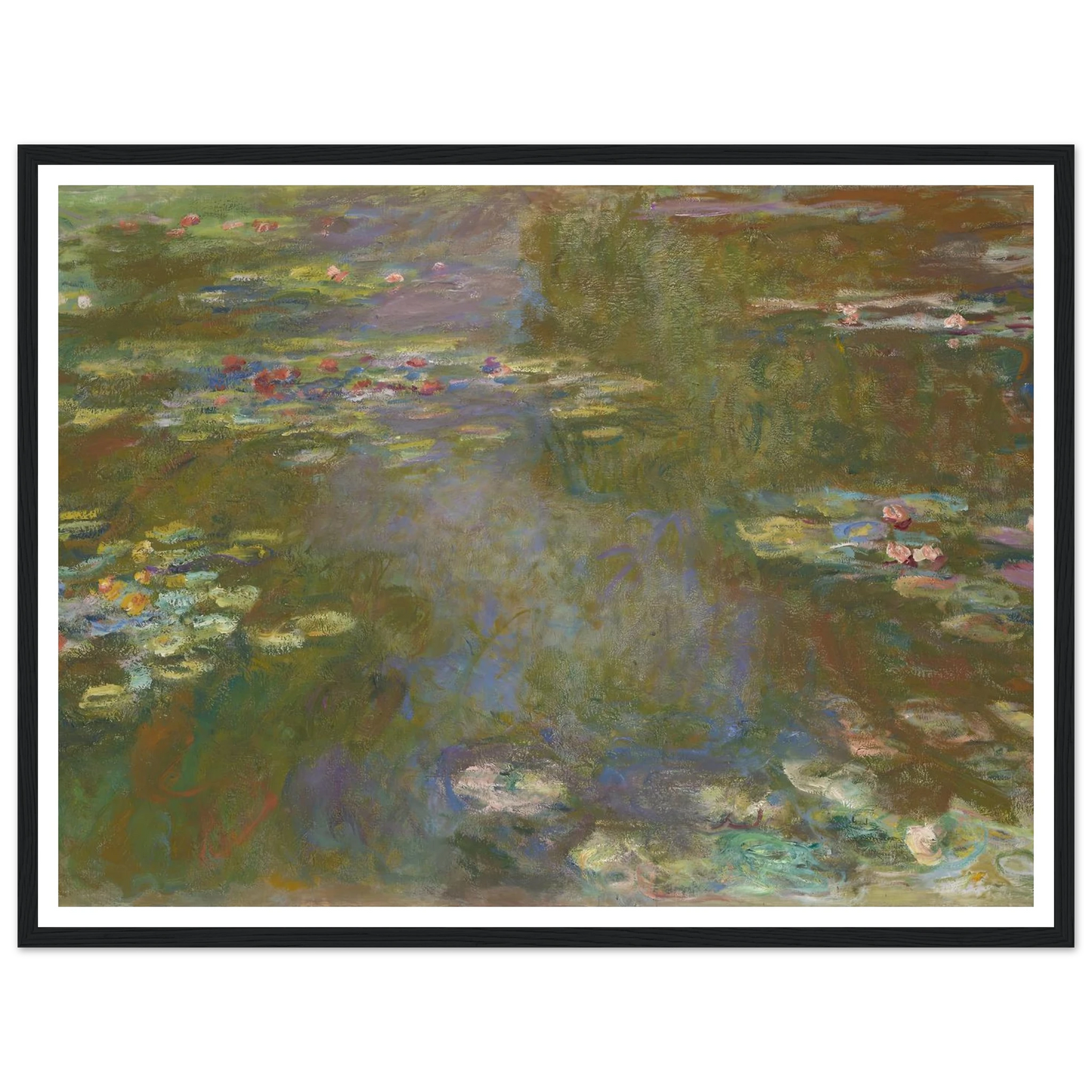 Water Lily Pond (1917-19) Art Print | Claude Monet-Quipham Collections