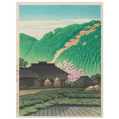 Izu Nishibira no asa (Morning in Nishibira, Izu) (1953) Art Print | Kawase Hasui-Quipham Collections