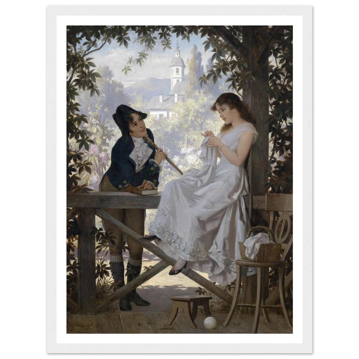Das Stelldichein Art Print | Carl Schweninger Jr-Quipham Collections
