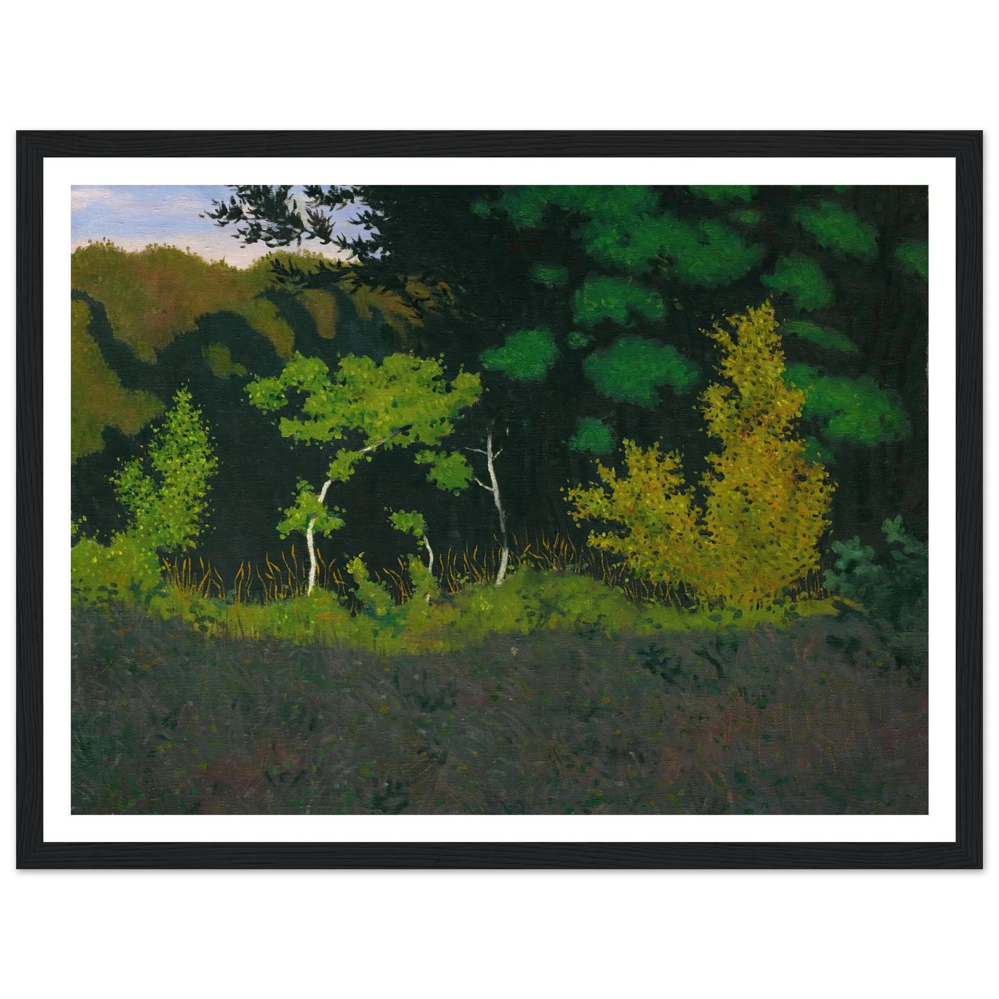 Edge Of The Wood (1920) Art Print | Felix Vallotton-Quipham Collections