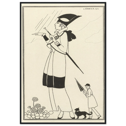 Tailleur de ratin (1914) Art Print | George Barbier-Quipham Collections