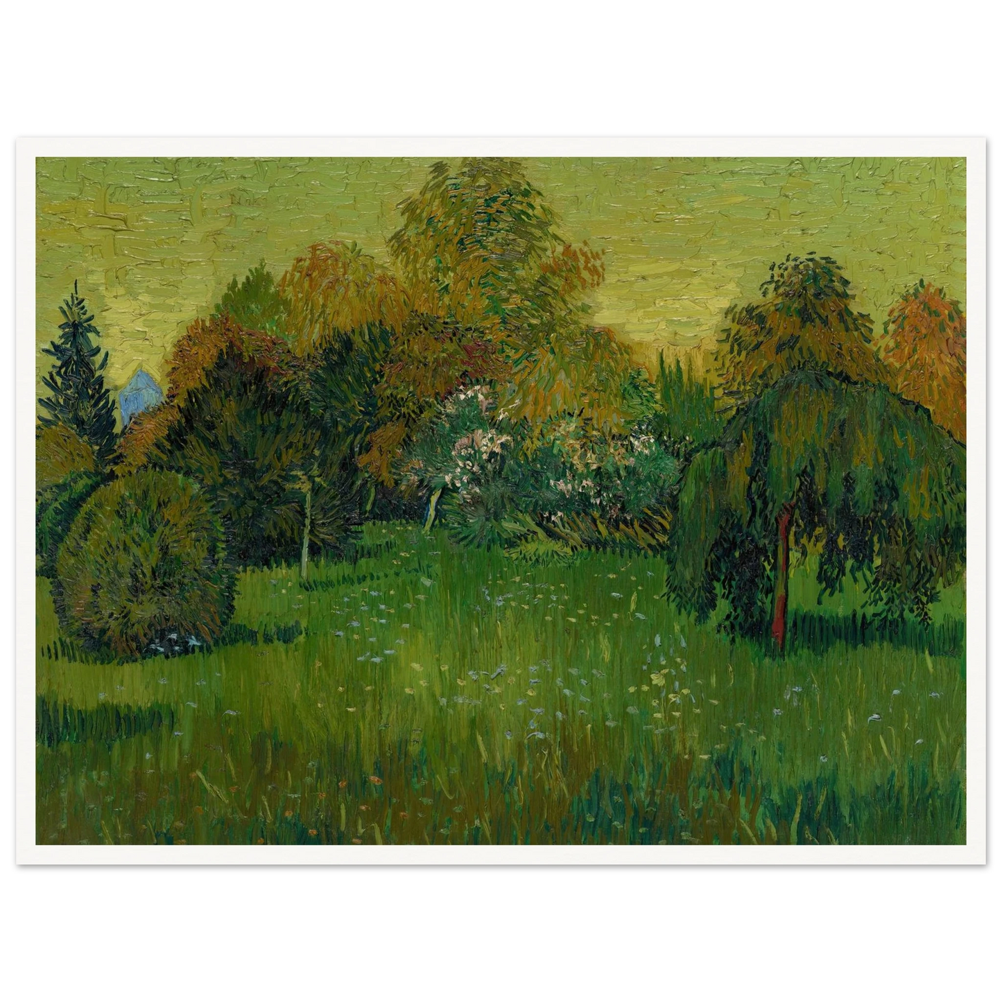 The Poet’s Garden (1888) Art Print | Vincent van Gogh-Quipham Collections