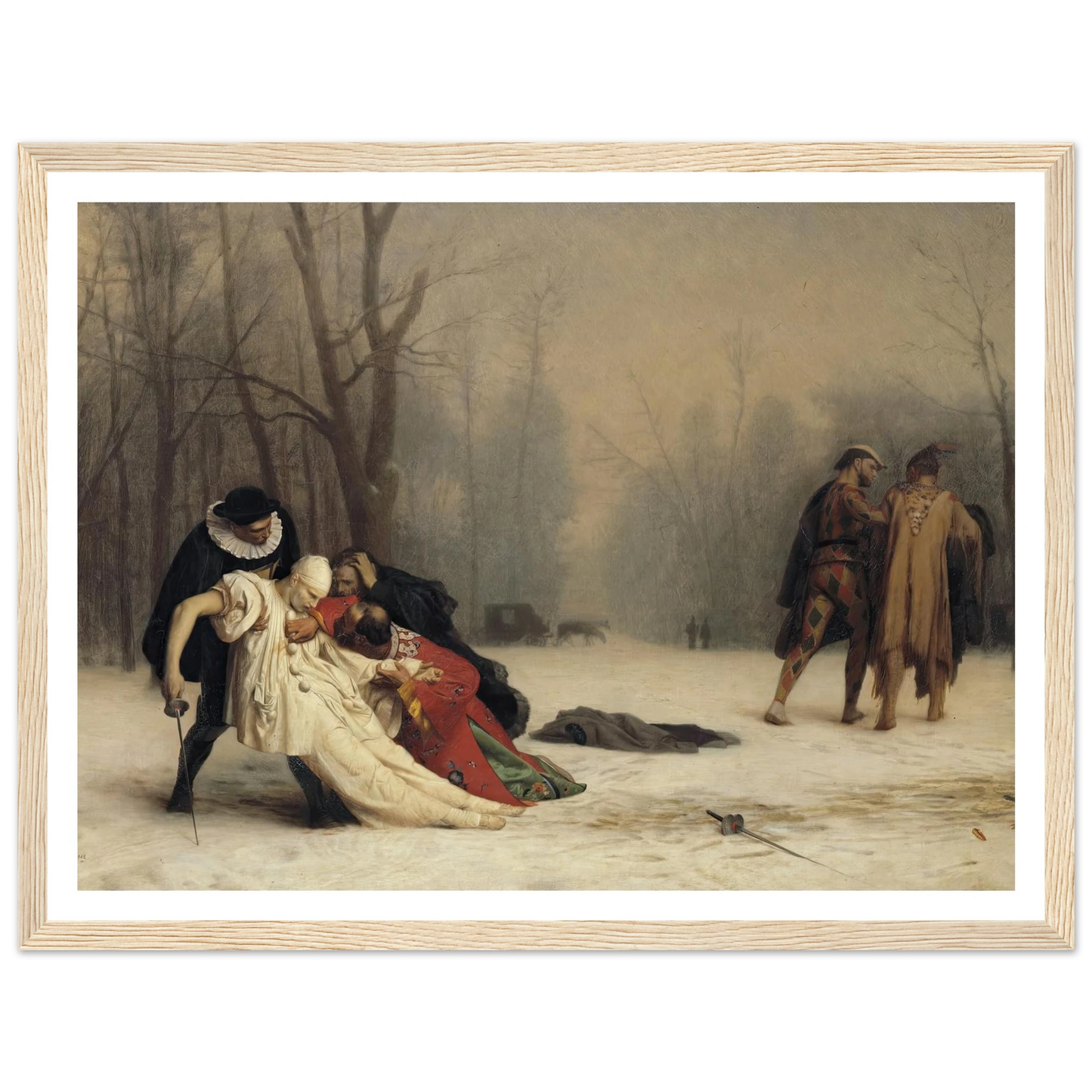 The Duel After the Masquerade (1857) Art Print | Jean Leon Gerome-Quipham Collections