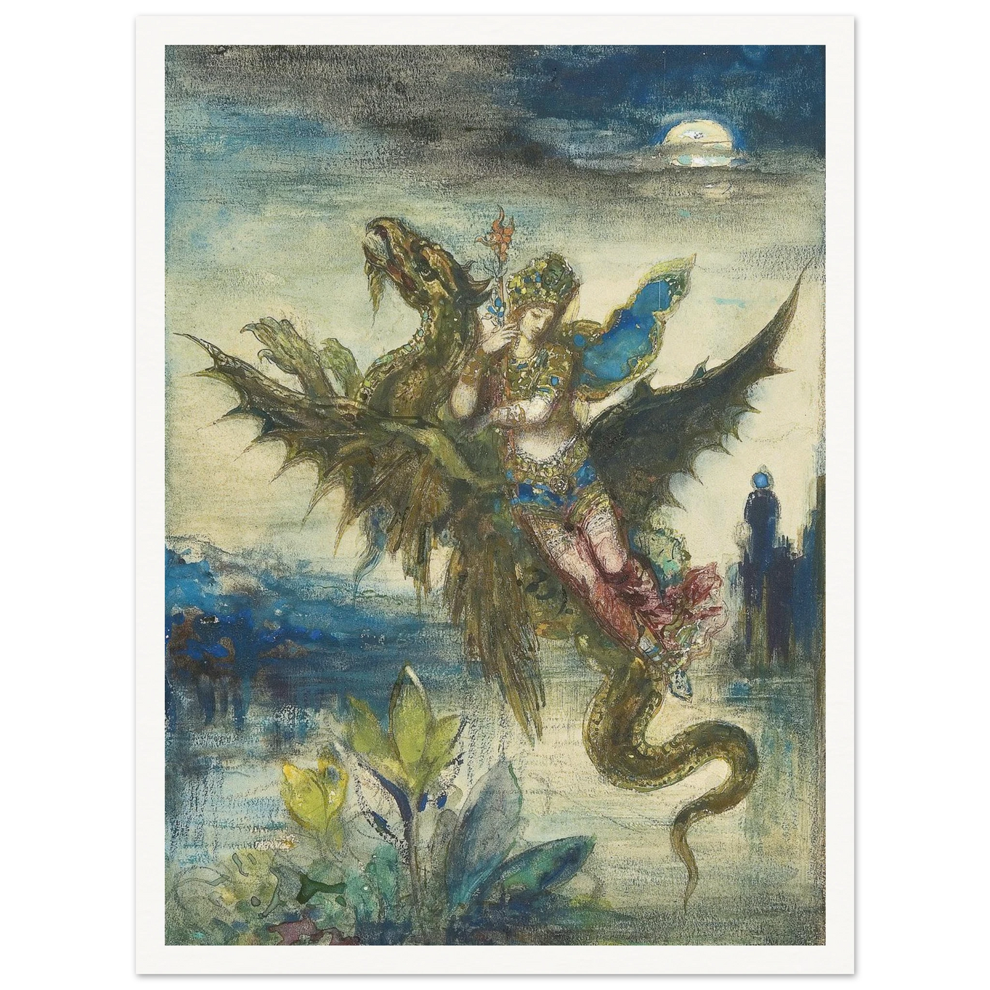 Dream Of The Orient Art Print | Gustave Moreau-Quipham Collections