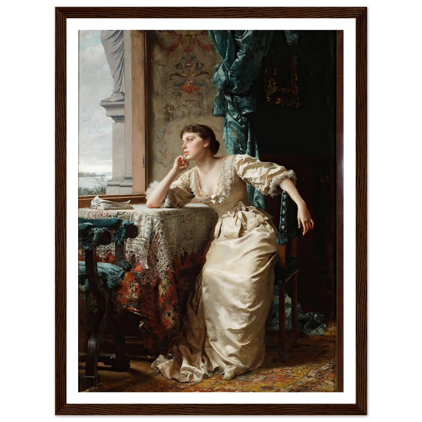 Reverie (1883) Art Print | Wladyslaw Czachorski-Quipham Collections