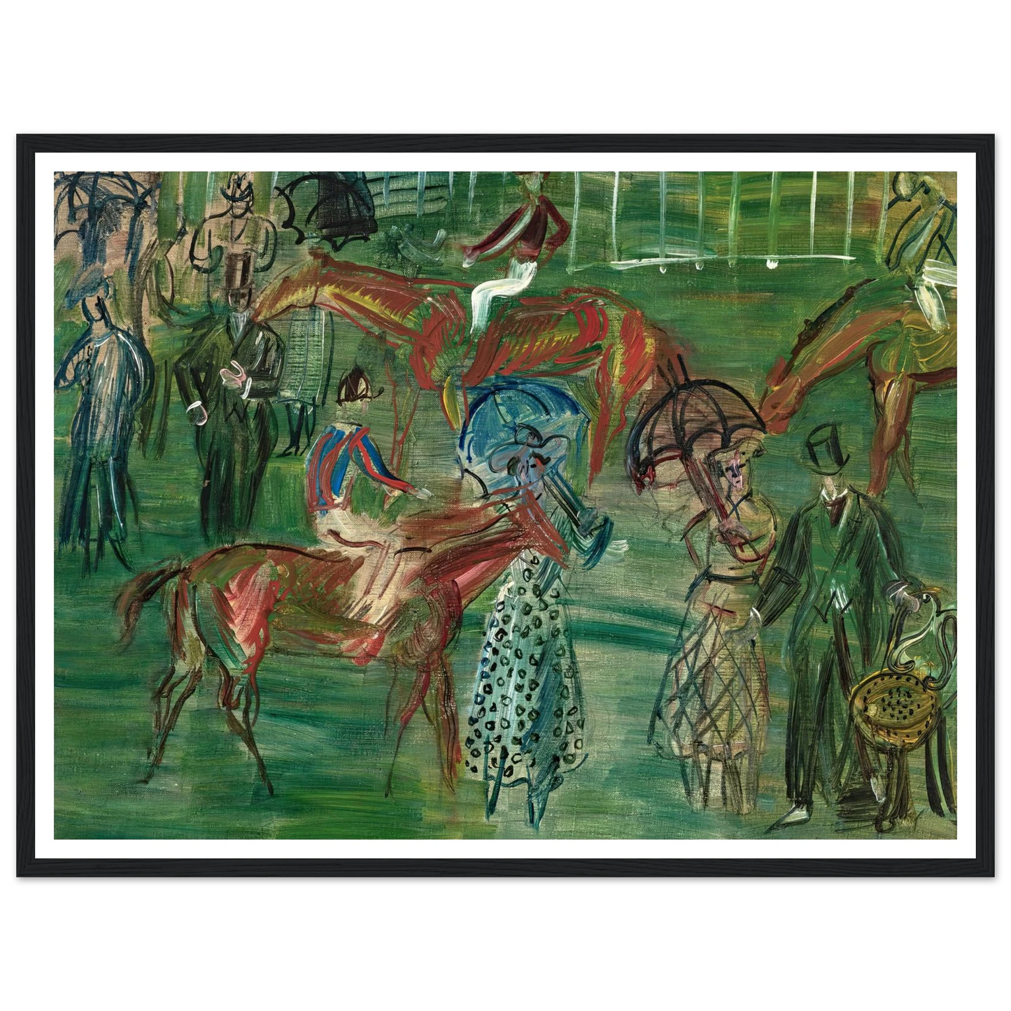La pelouse (circa 1950) Art Print | Raoul Dufy-Quipham Collections