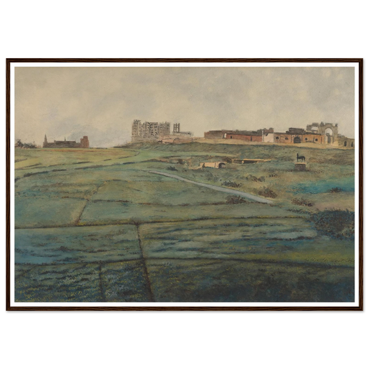 De Wellingtonrenbaan en het Royal Palace Hotel te Oostende kort na de Tweede Wereldoorlog (1945) Art Print | Leon Spilliaert-Quipham Collections