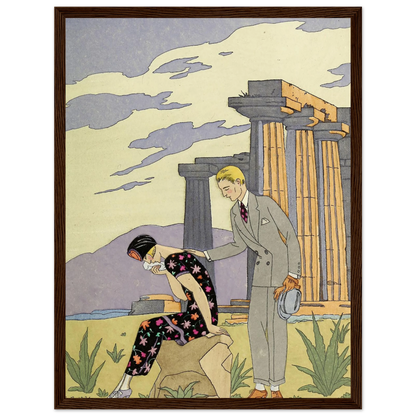 Falbalas et fanfreluches, Paestum (1925) Art Print | George Barbier-Quipham Collections
