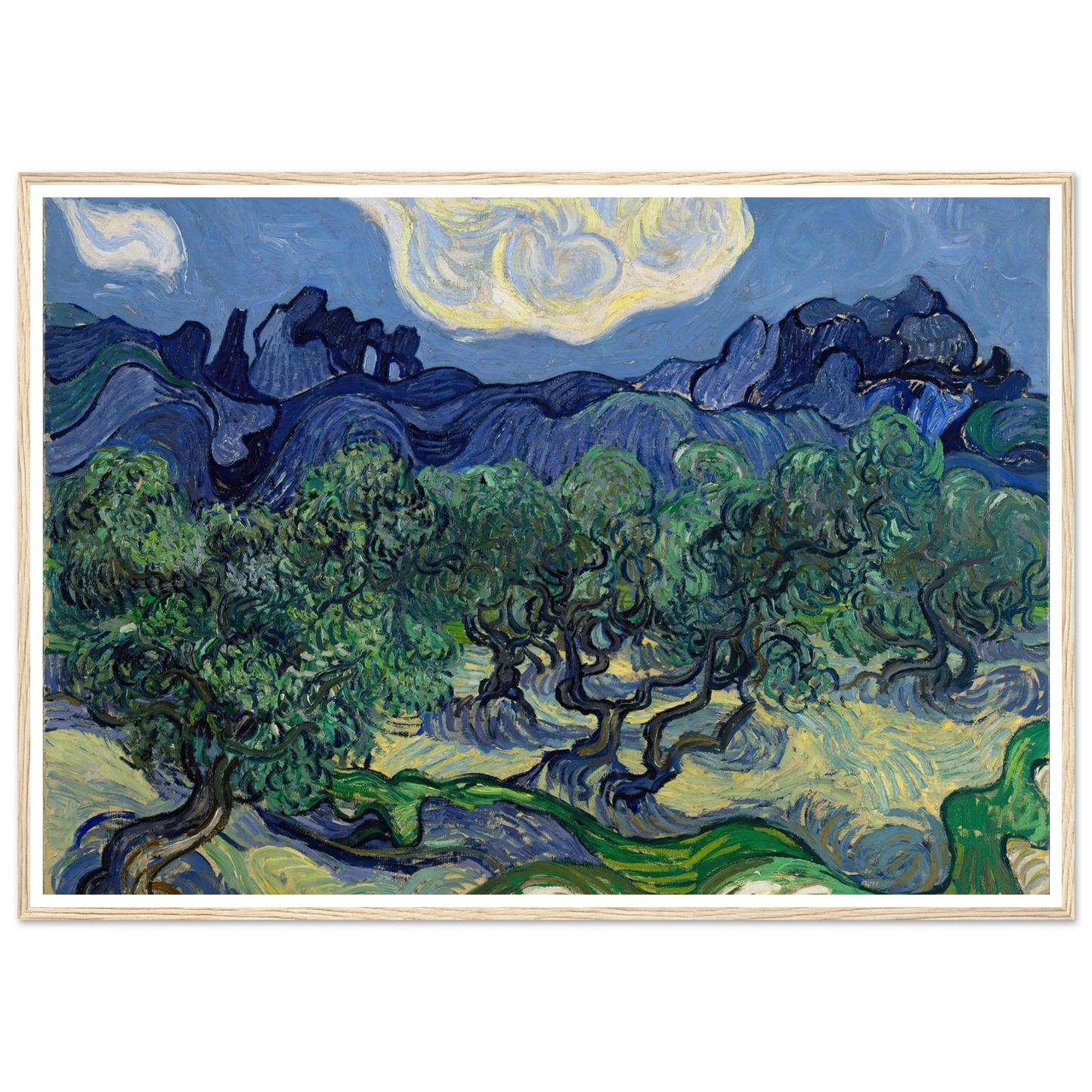 The Olive Trees (1889) Art Print | Vincent van Gogh-Quipham Collections