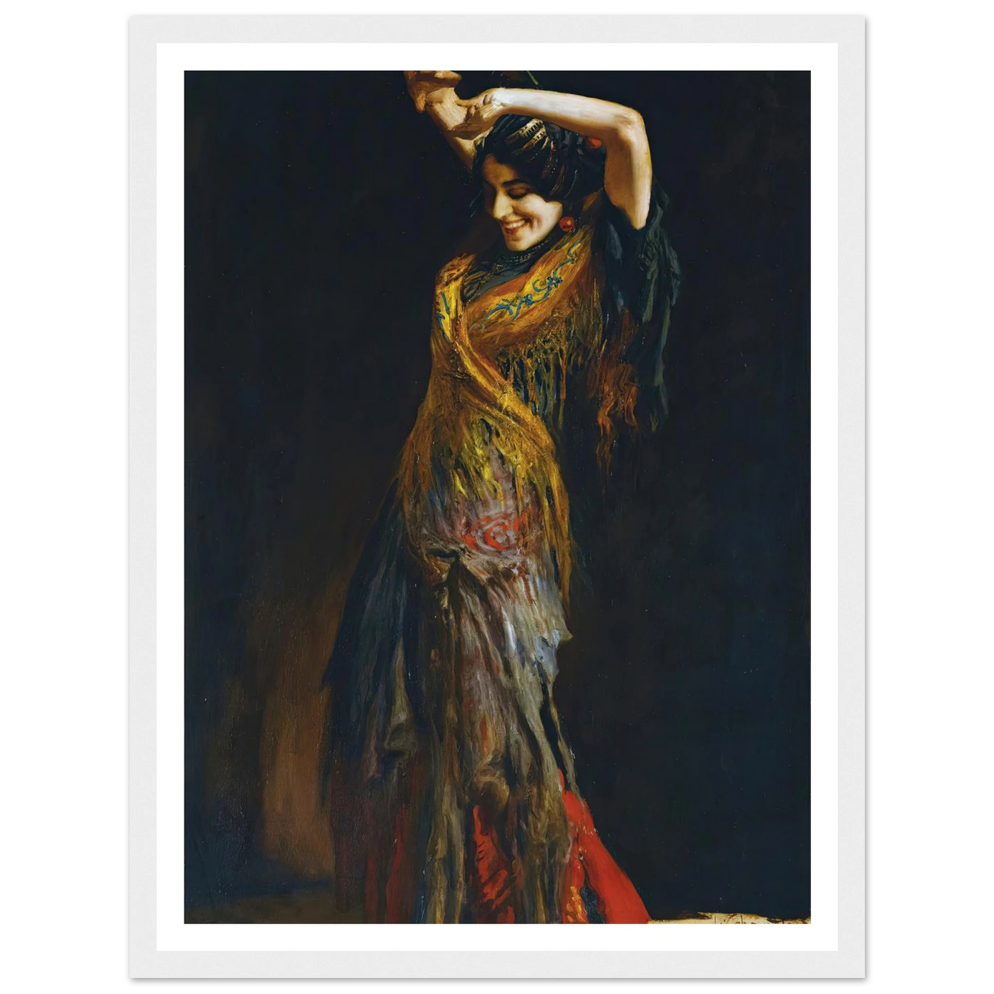 The Flamenco Dancer Art Print | Leopold Schmutzler-Quipham Collections