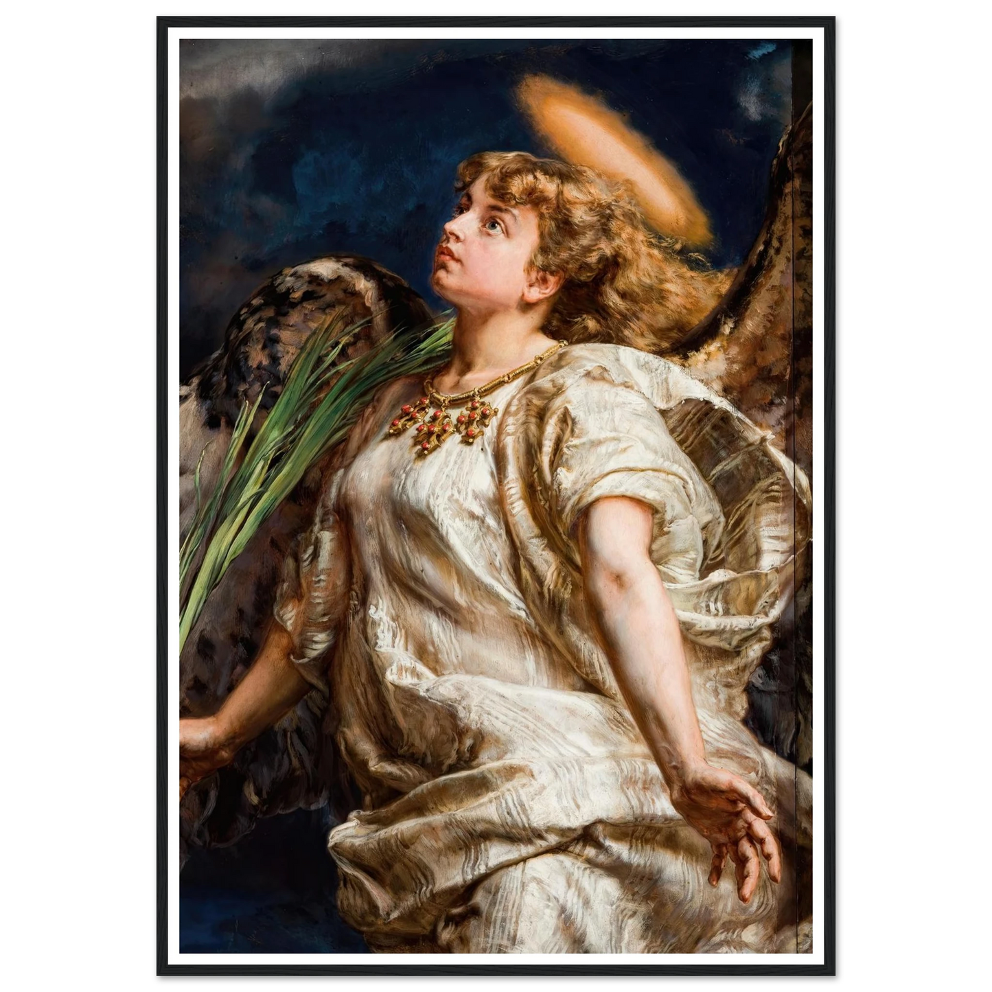 Song – study for the painting of Joan of Arc (1886) Art Print | Jan Matejko-Quipham Collections
