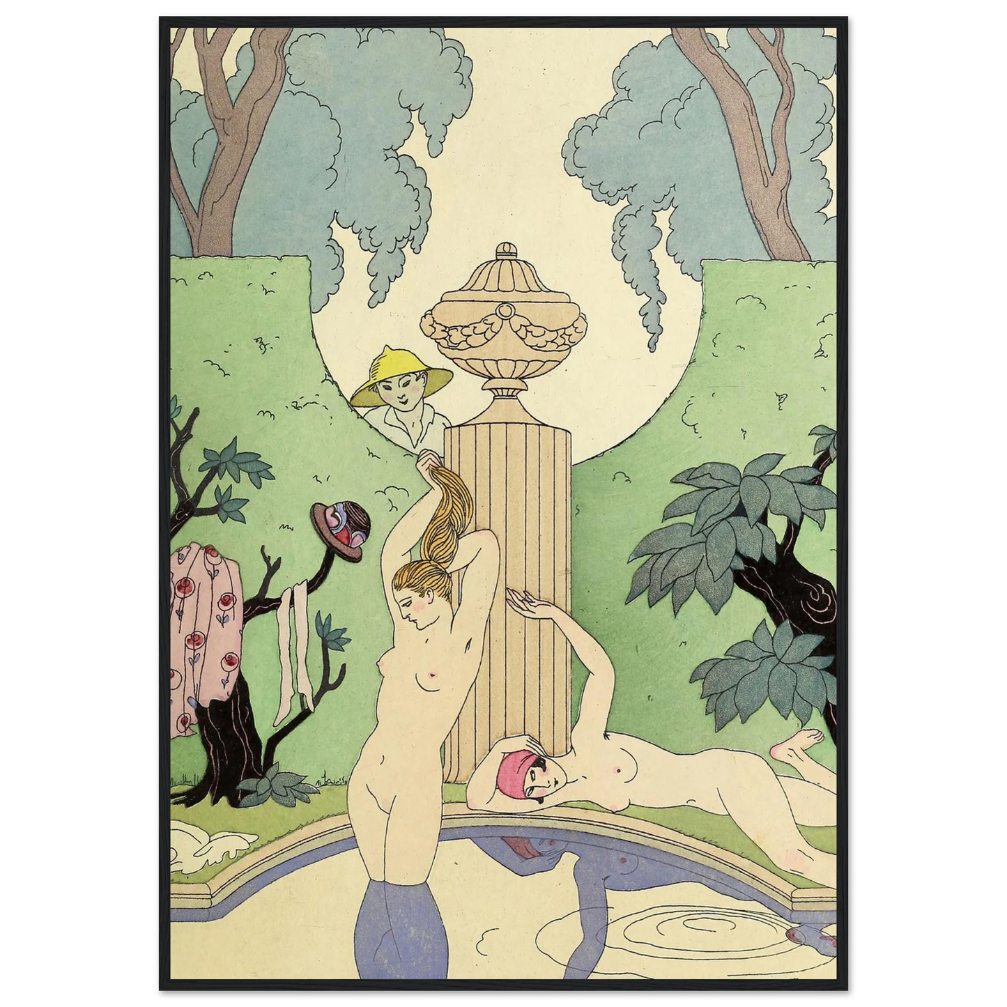 Falbalas et fanfreluches, La Luxure (1925) Art Print | George Barbier-Quipham Collections
