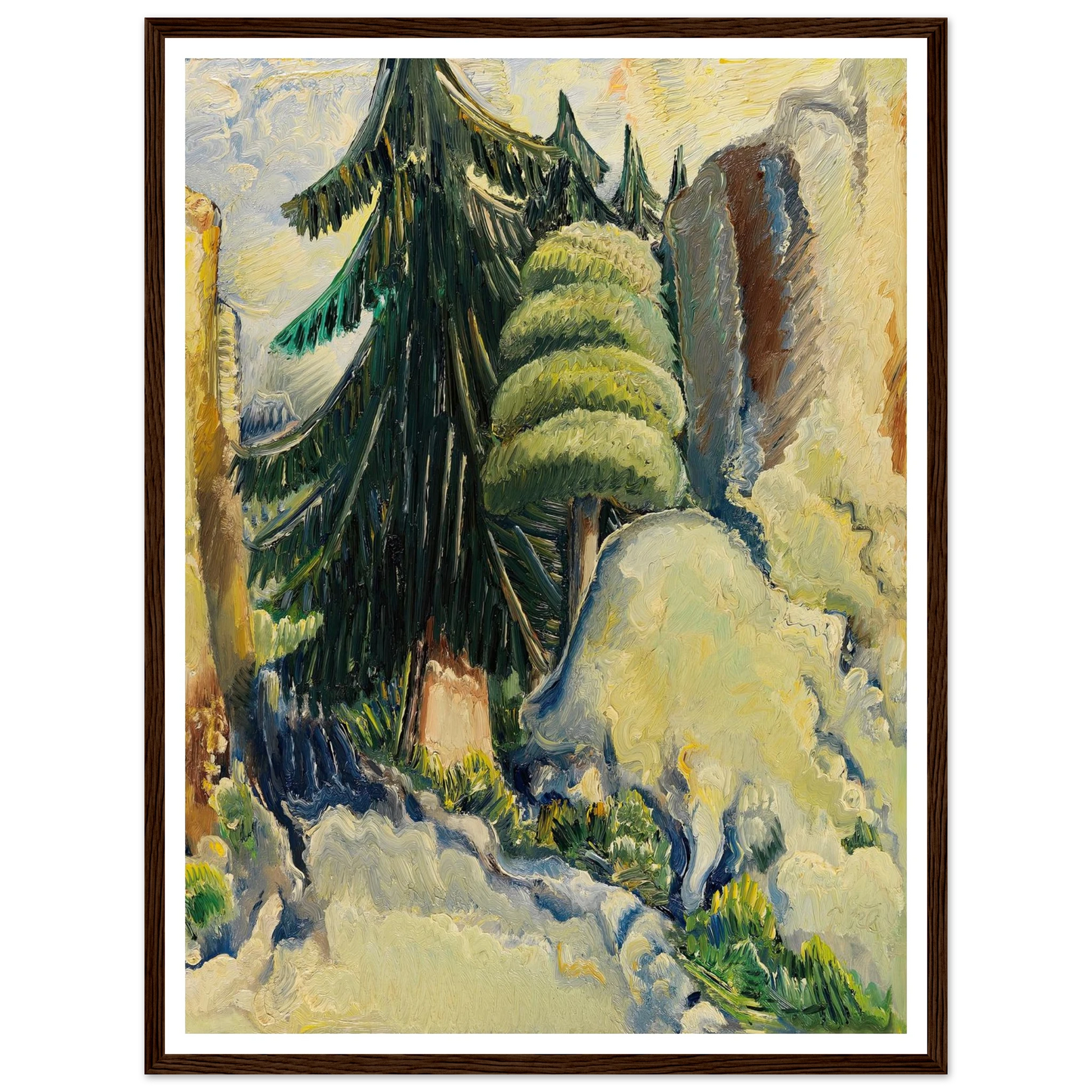 Baumlandschaft (1937) Art Print | Paul Kleinschmidt-Quipham Collections