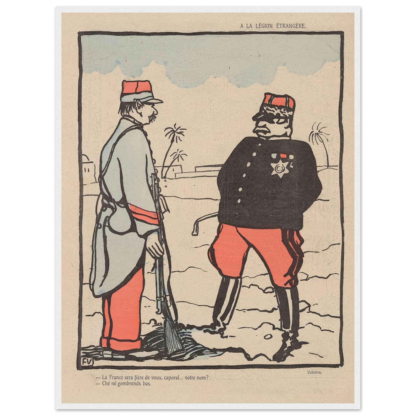 20 juin 1903 Art Print | Felix Vallotton-Quipham Collections