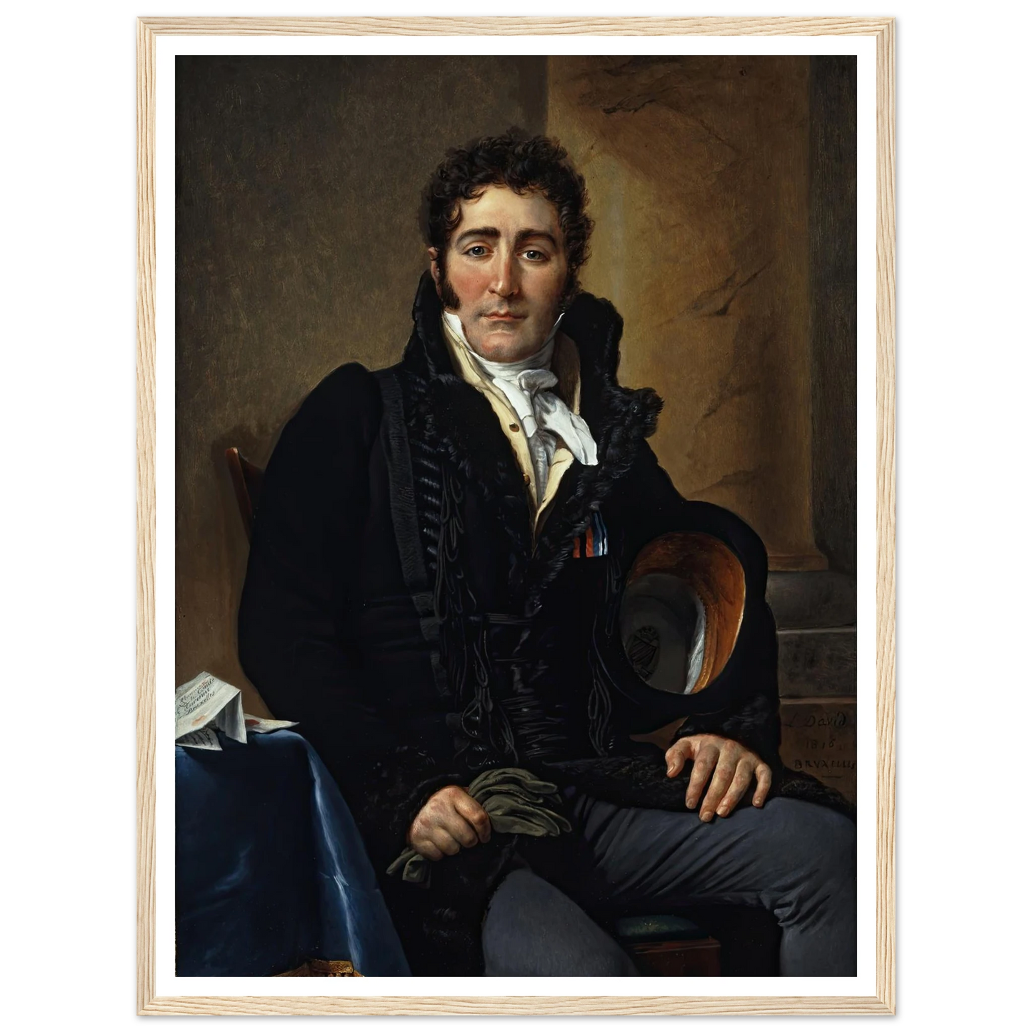 Portrait of the Comte de Turenne (1816) Art Print | Jacques Louis David-Quipham Collections
