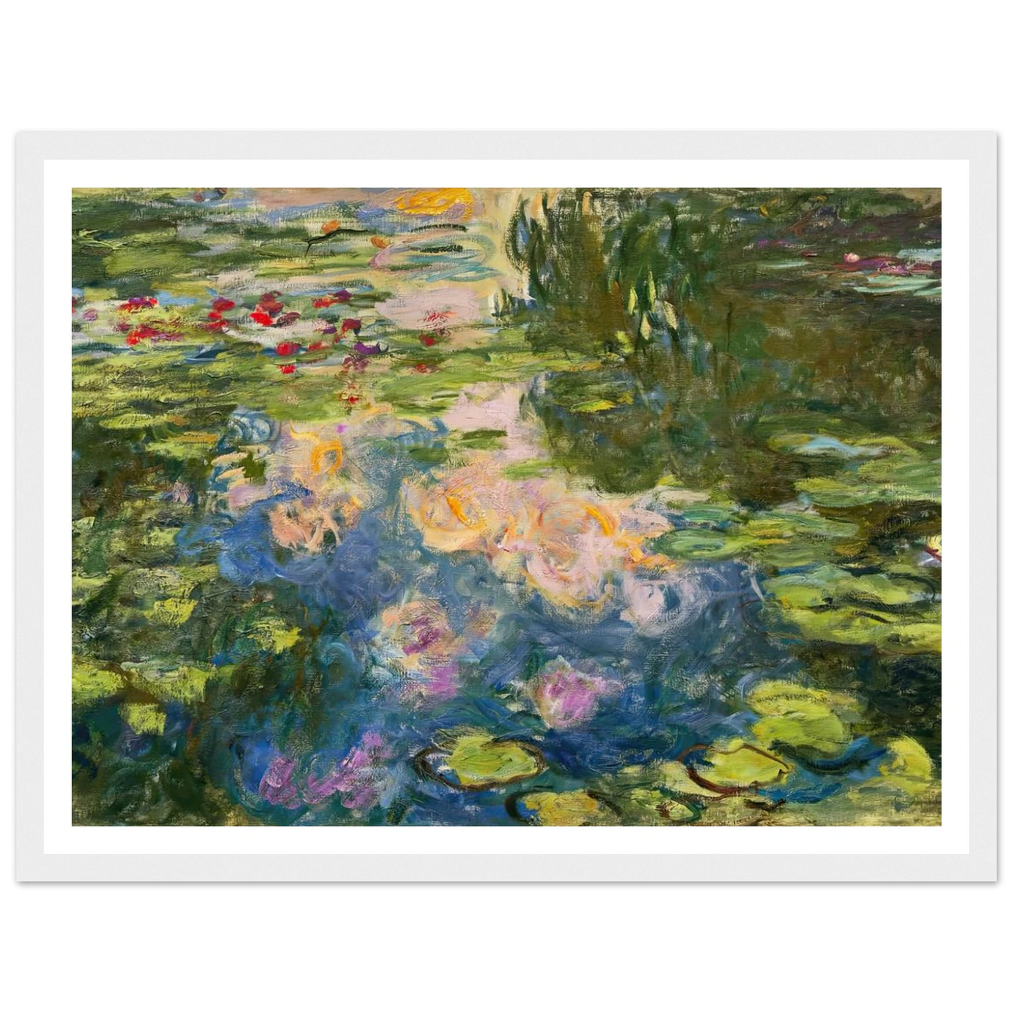 Le Bassin aux nymphéas (1917-19) Art Print | Claude Monet-Quipham Collections