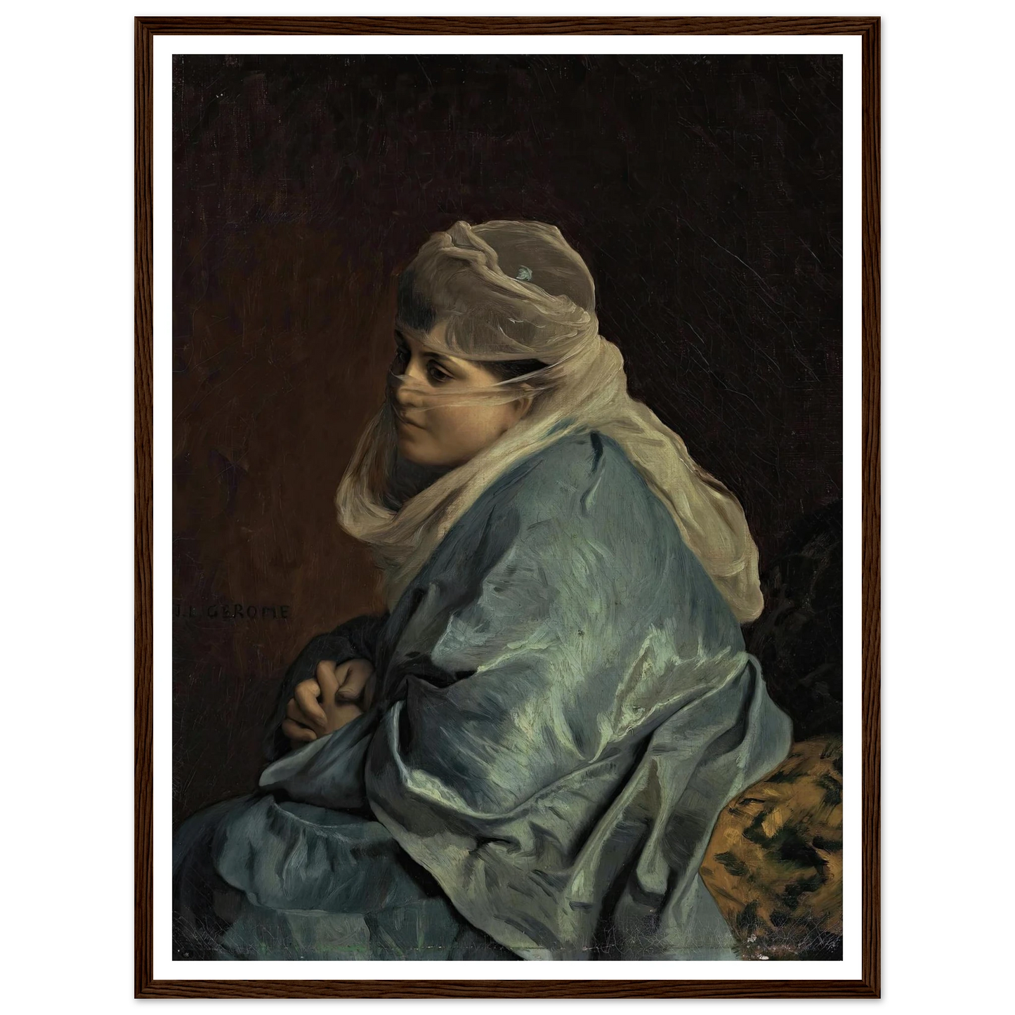 Woman of Constantinople Art Print | Jean Leon Gerome-Quipham Collections