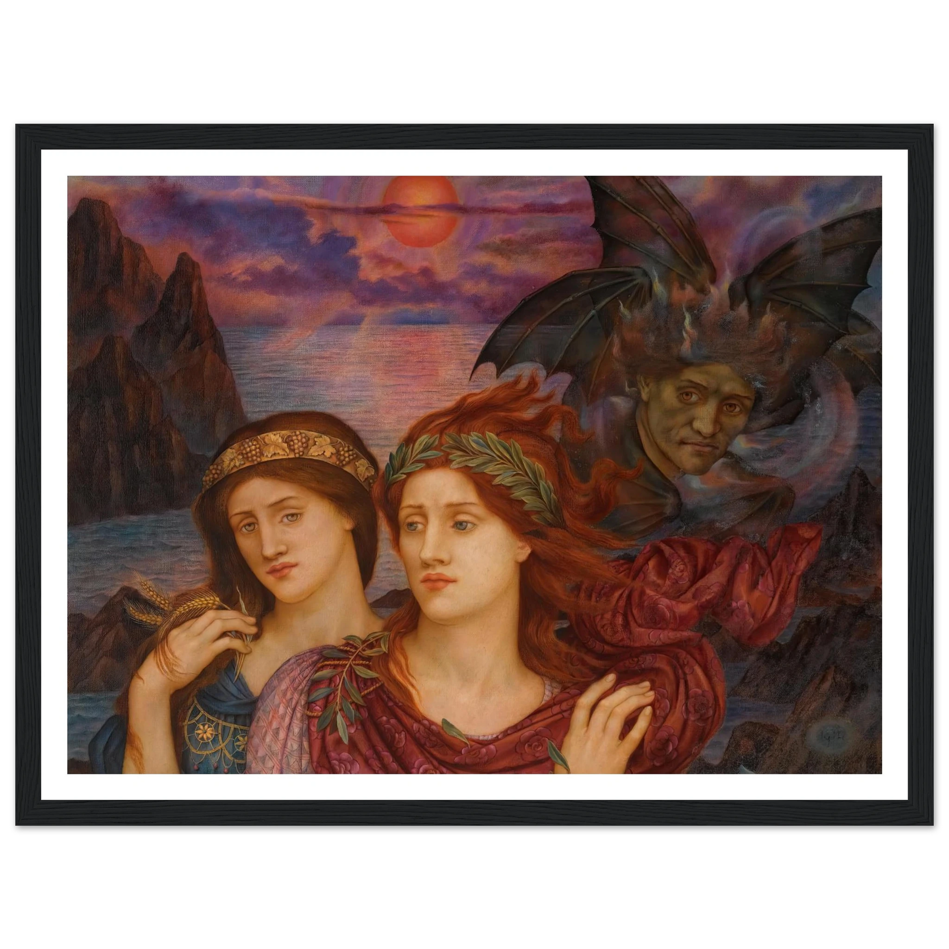 The Vision (1914) Art Print | Evelyn de Morgan-Quipham Collections