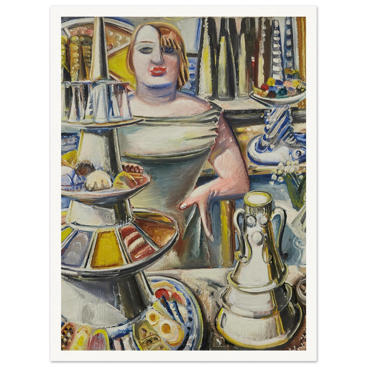 Bardame (Barmaid) (1932) Art Print | Paul Kleinschmidt-Quipham Collections