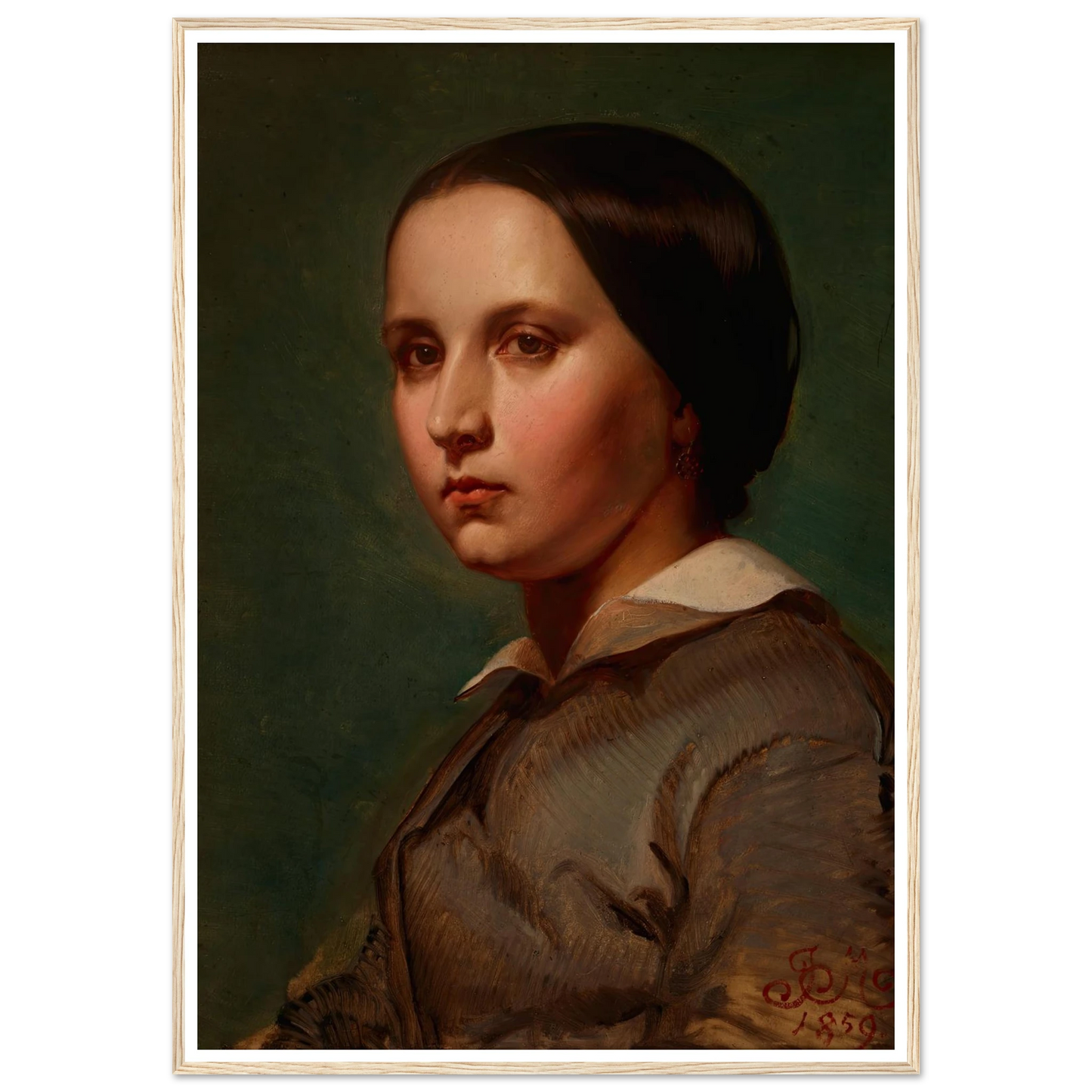 Portrait of Maria Matejko (1859) Art Print | Jan Matejko-Quipham Collections