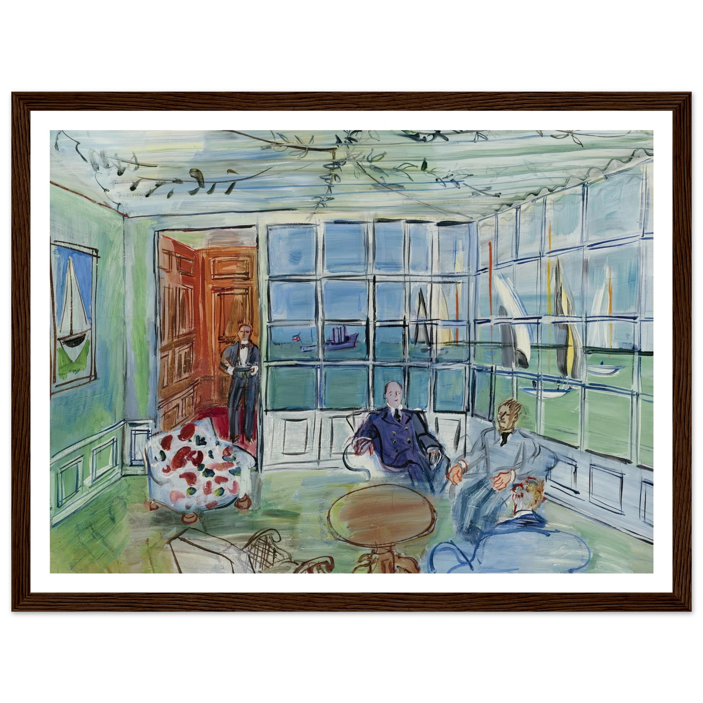 Le Royal Yacht Squadron, Cowes, Isle of Wight Art Print | Raoul Dufy-Quipham Collections