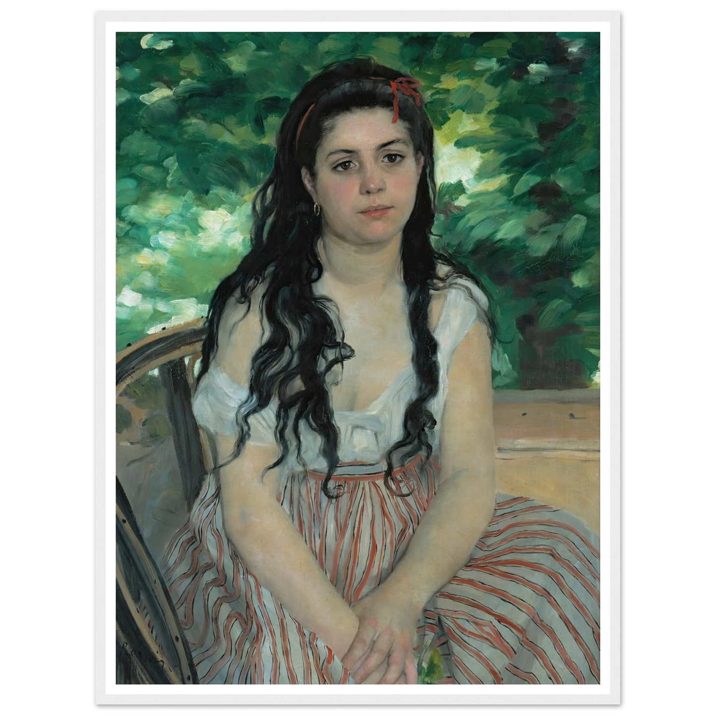 Summer (1868) Art Print | Pierre Auguste Renoir-Quipham Collections