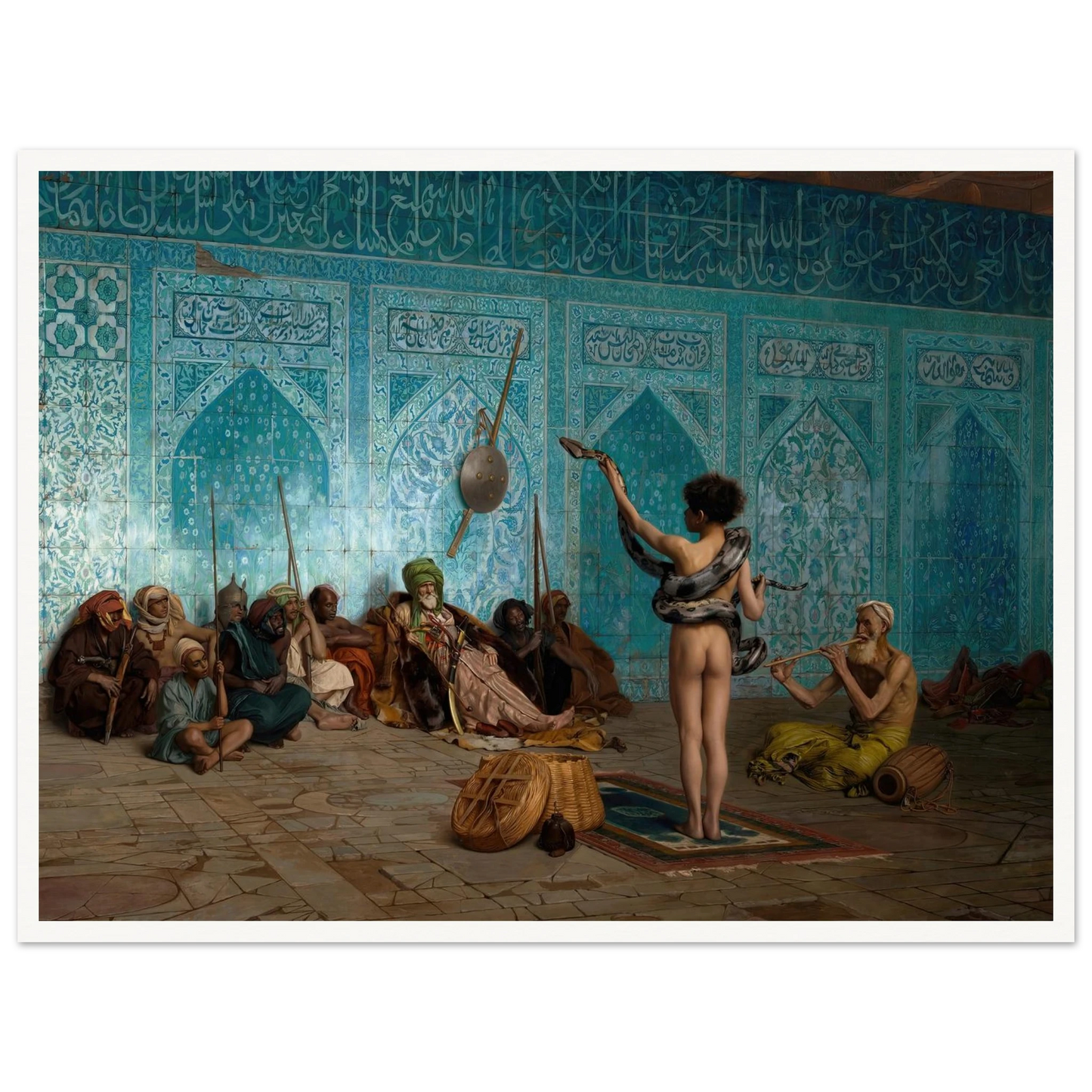 Snake Charmer (c. 1879) Art Print | Jean Leon Gerome-Quipham Collections