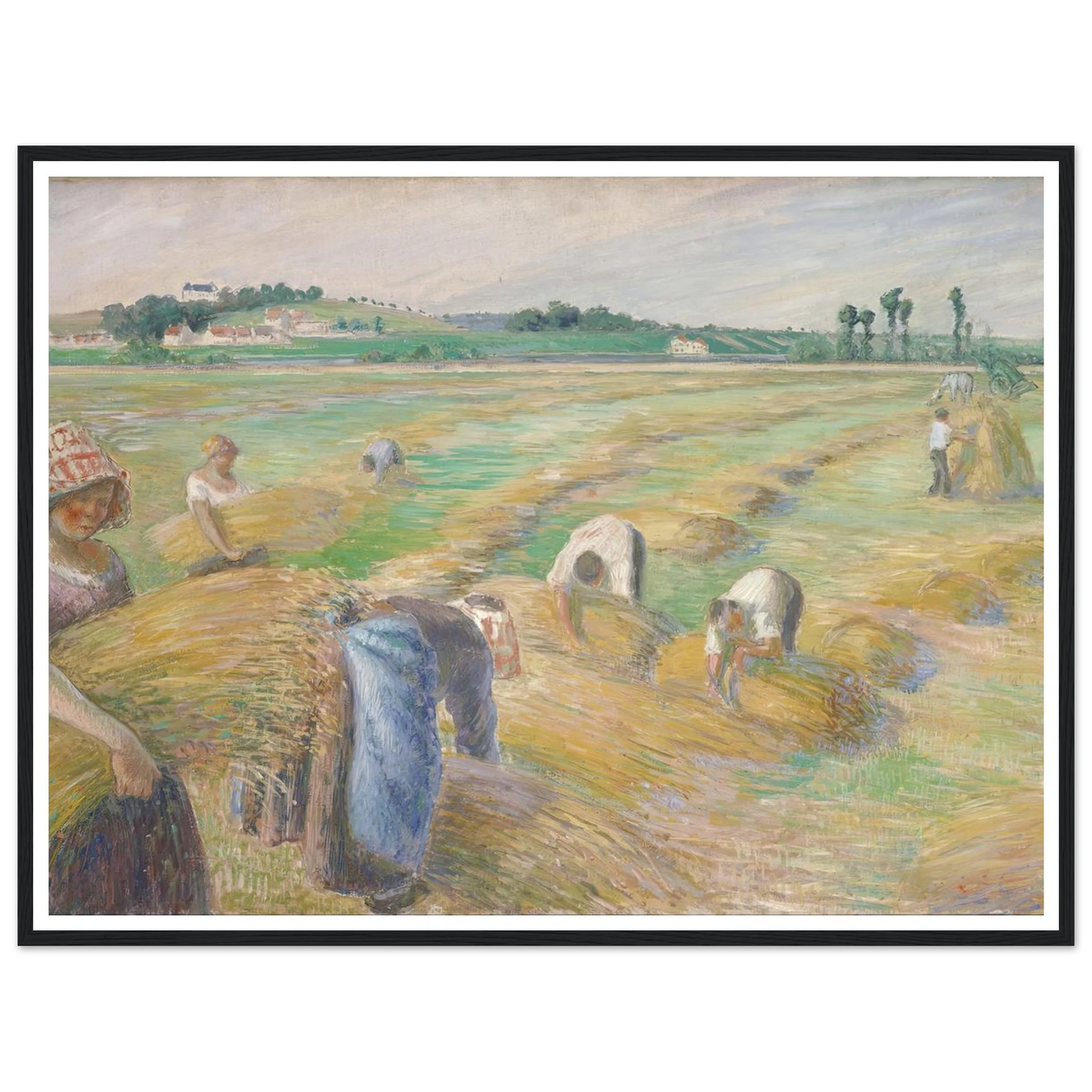 The Harvest Art Print | Camille Pissarro-Quipham Collections