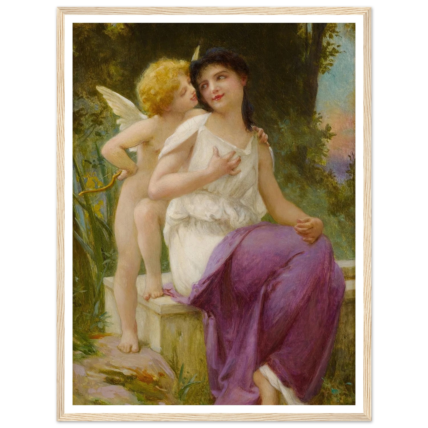 Vénus et l’Amour Art Print | Guillaume Seignac-Quipham Collections