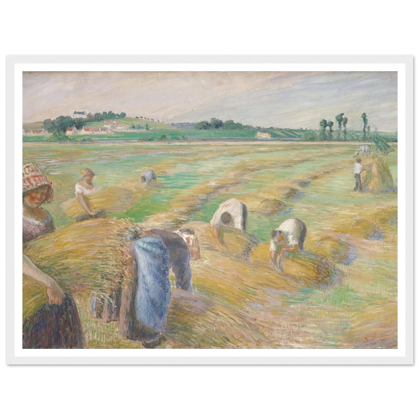 The Harvest Art Print | Camille Pissarro-Quipham Collections
