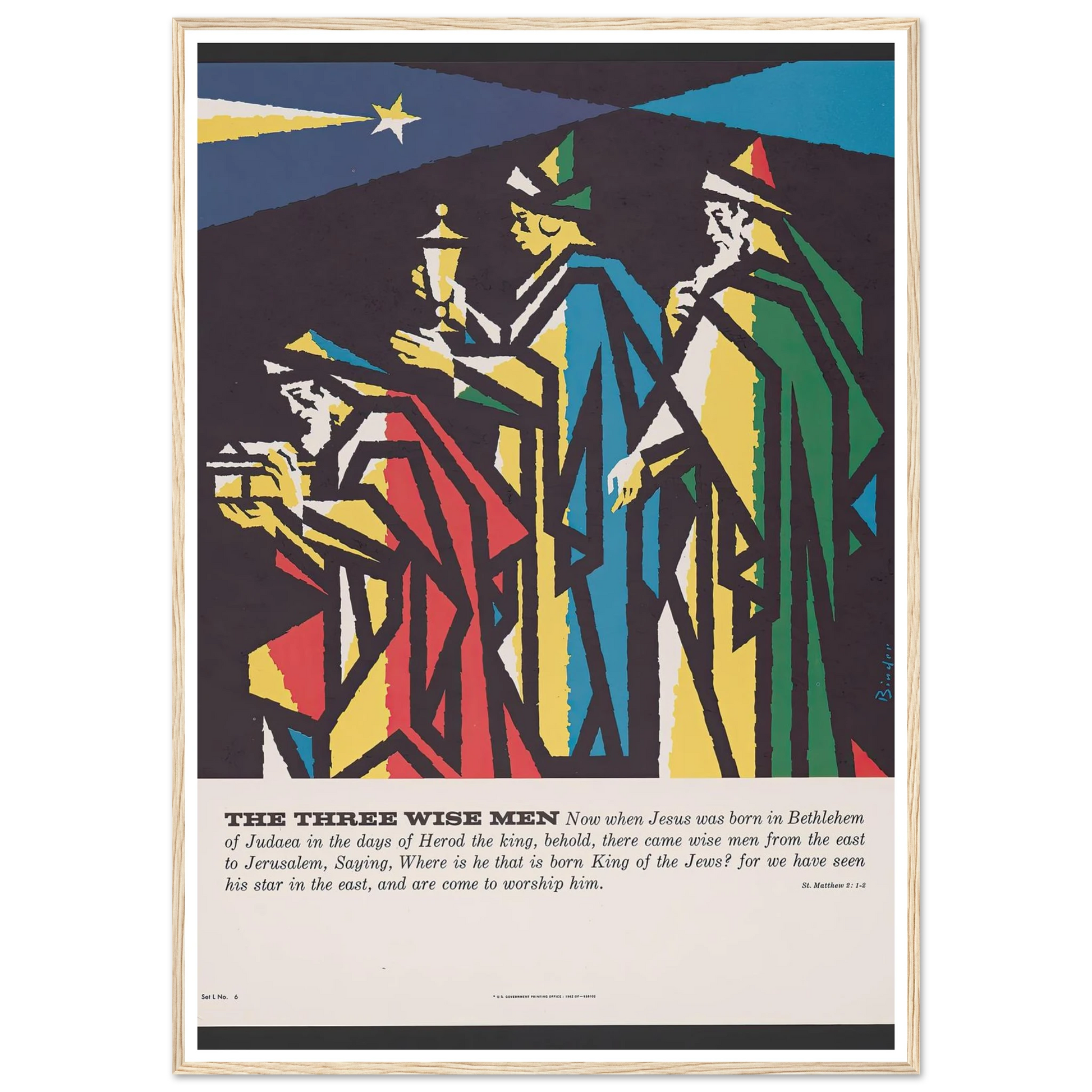 The three wise men (1962) Art Print | Joseph Binder-Quipham Collections