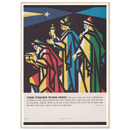 The three wise men (1962) Art Print | Joseph Binder-Quipham Collections
