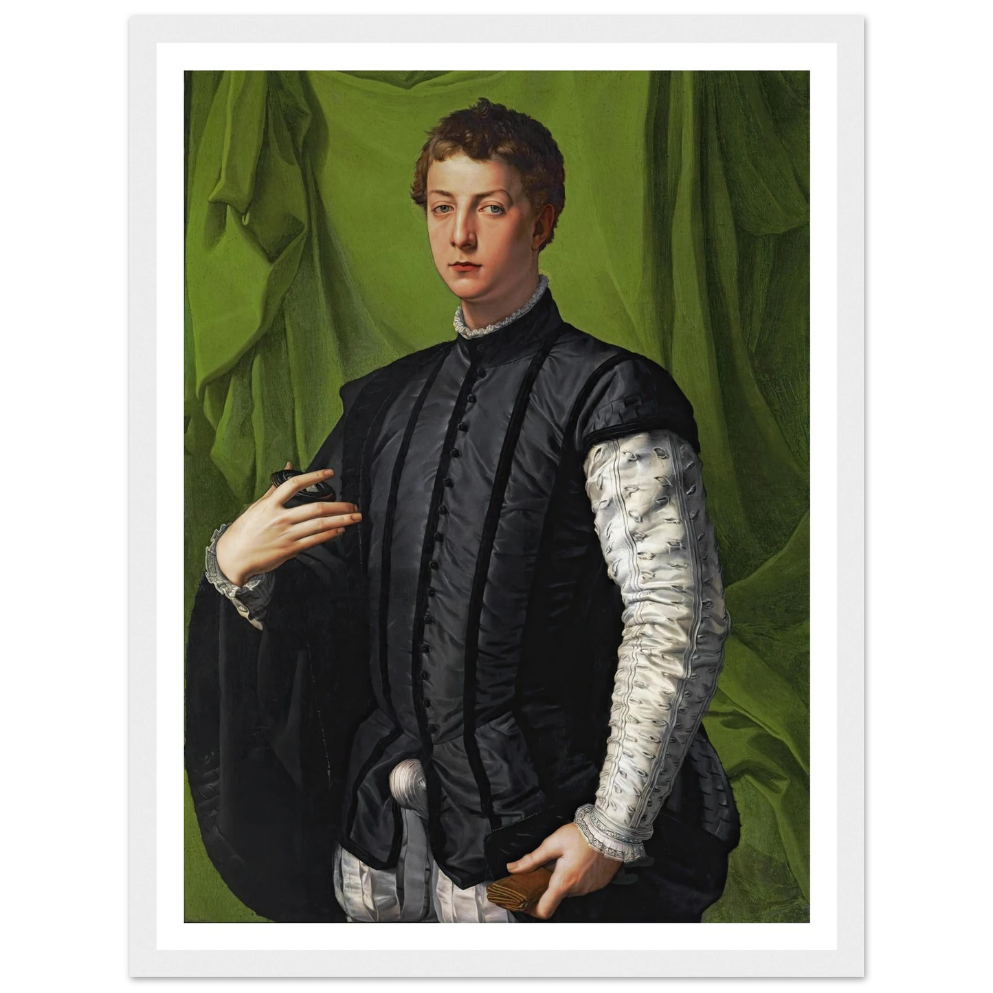 Portrait Of Lodovico Capponi (1550-1555) Art Print | Agnolo Bronzino-Quipham Collections