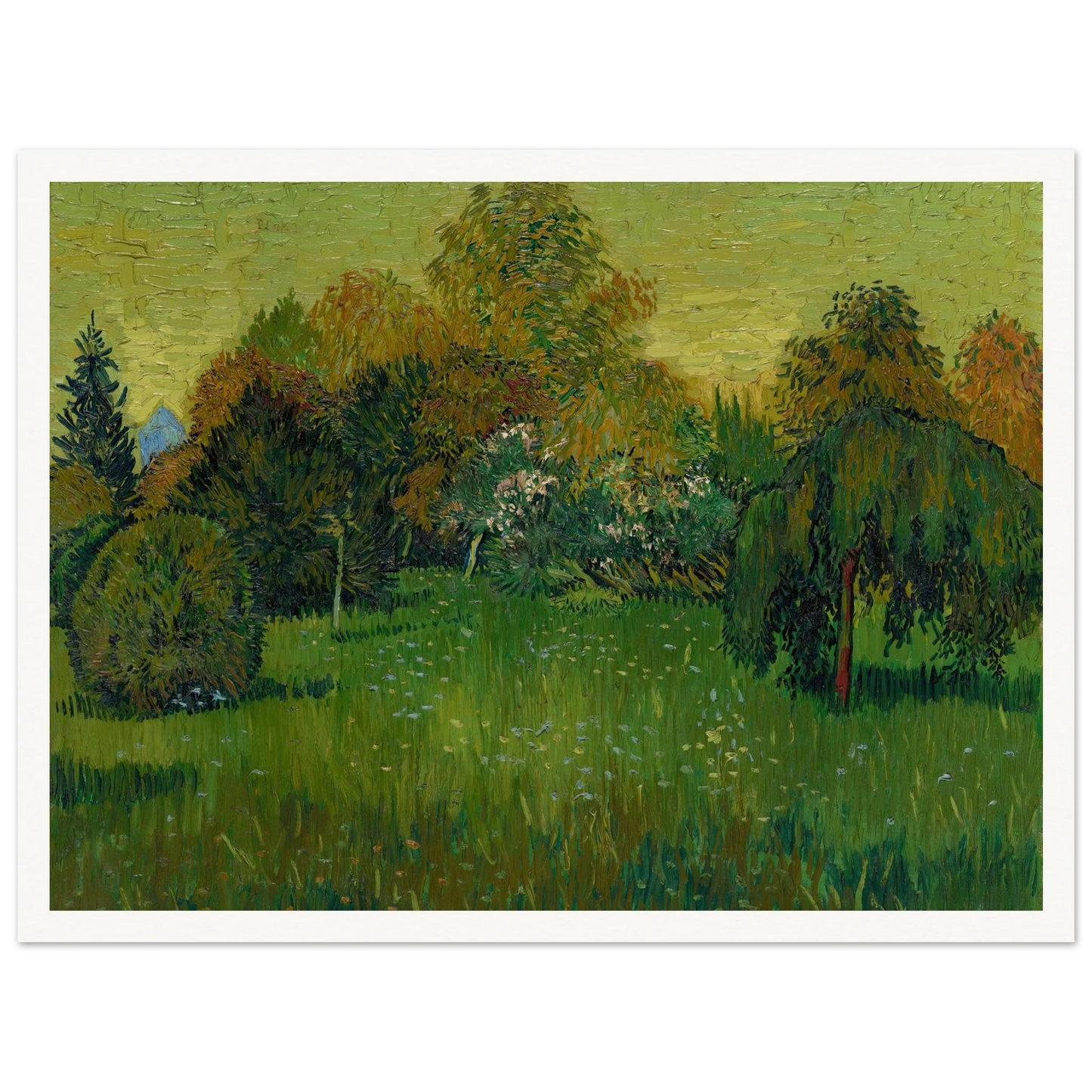 The Poet’s Garden (1888) Art Print | Vincent van Gogh-Quipham Collections