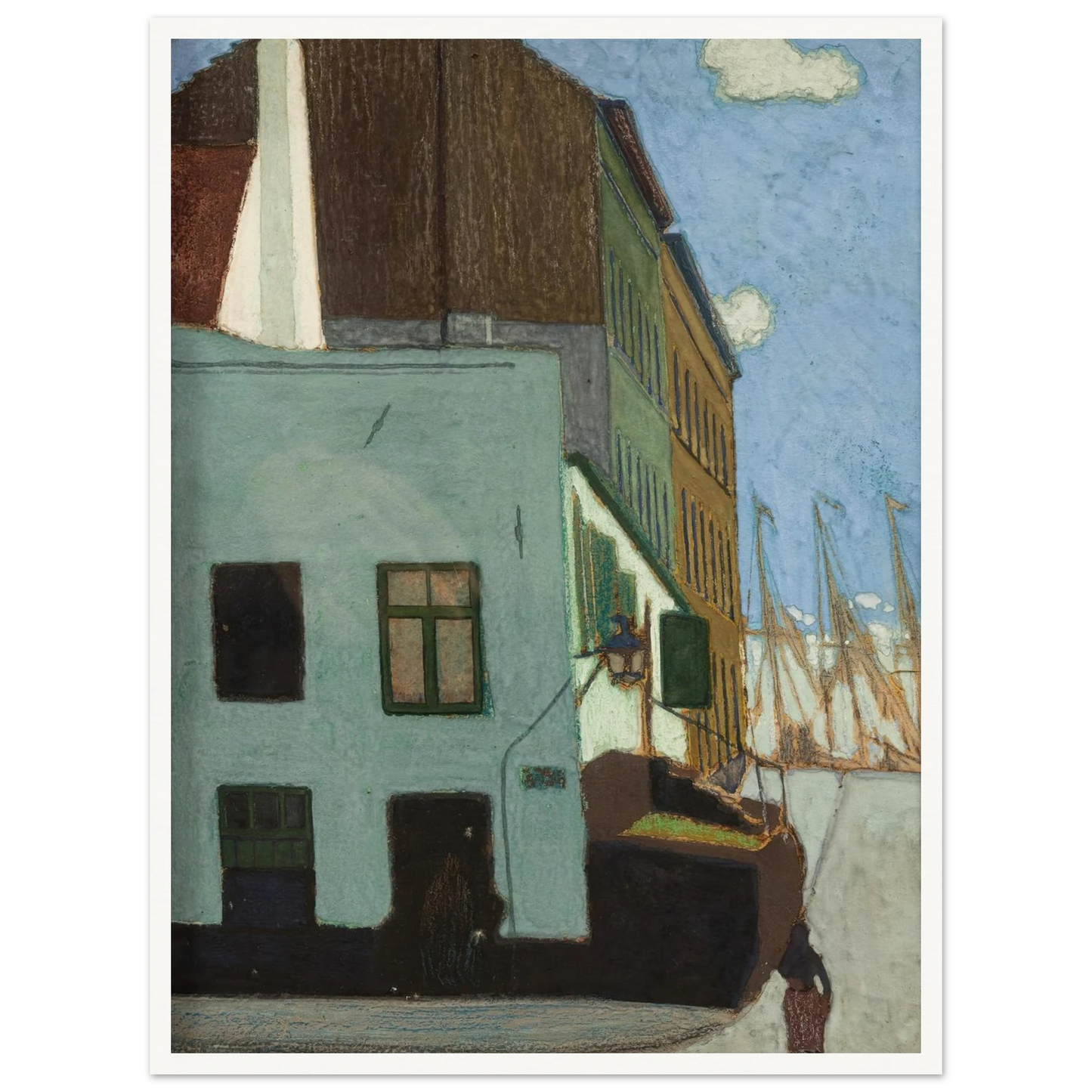 De Preekstoel, Ostende (circa 1911-1913) Art Print | Leon Spilliaert-Quipham Collections