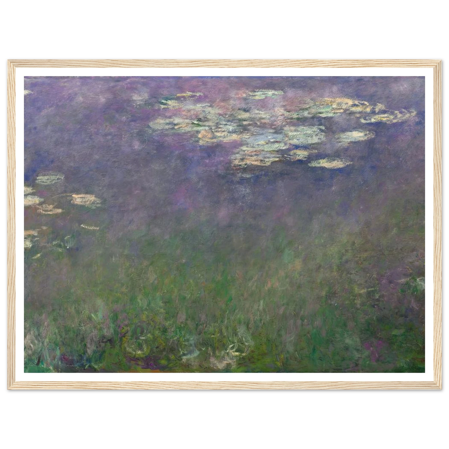 Water Lilies (Agapanthus) (c. 1915–26) Art Print | Claude Monet-Quipham Collections
