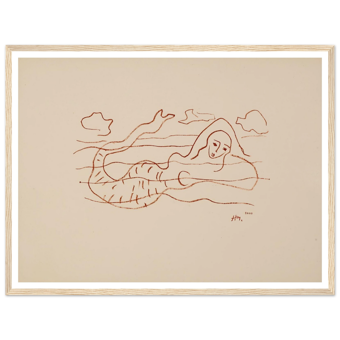 Sirènes (1942) Art Print | Henri Matisse-Quipham Collections