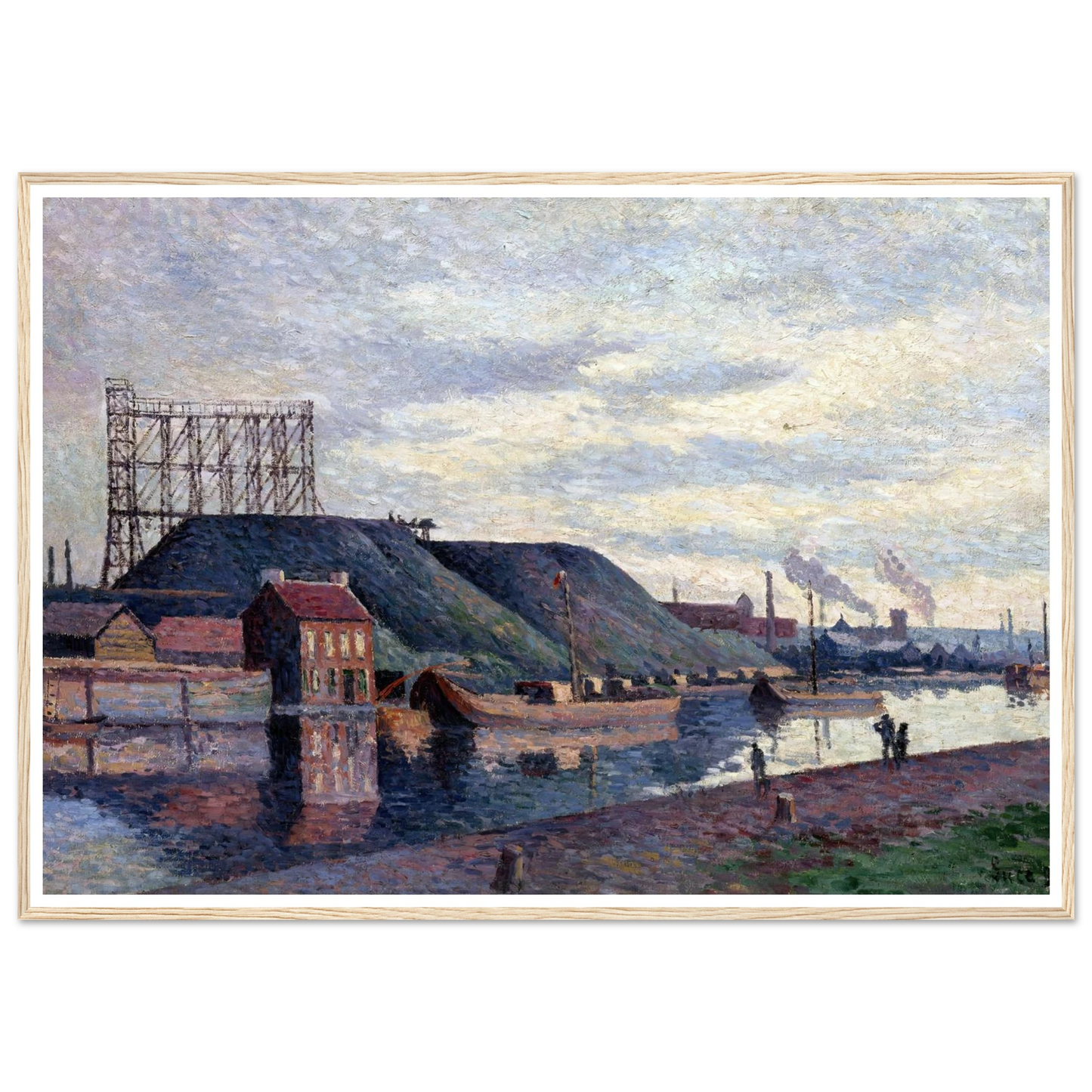 Les terrils de Sacré Madame (1897) Art Print | Maximilien Luce-Quipham Collections